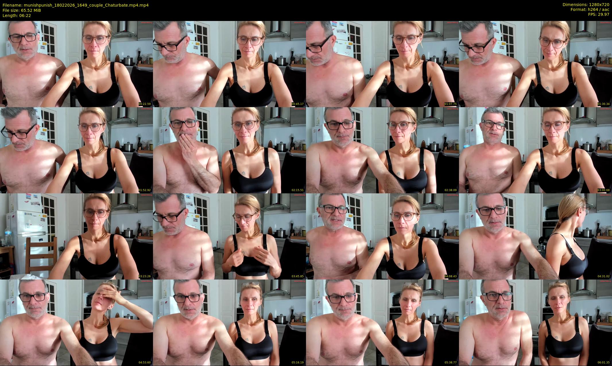 munishpunish — 7 minute Chaturbate couple cam show recording, 720p, Feb 18, 2026