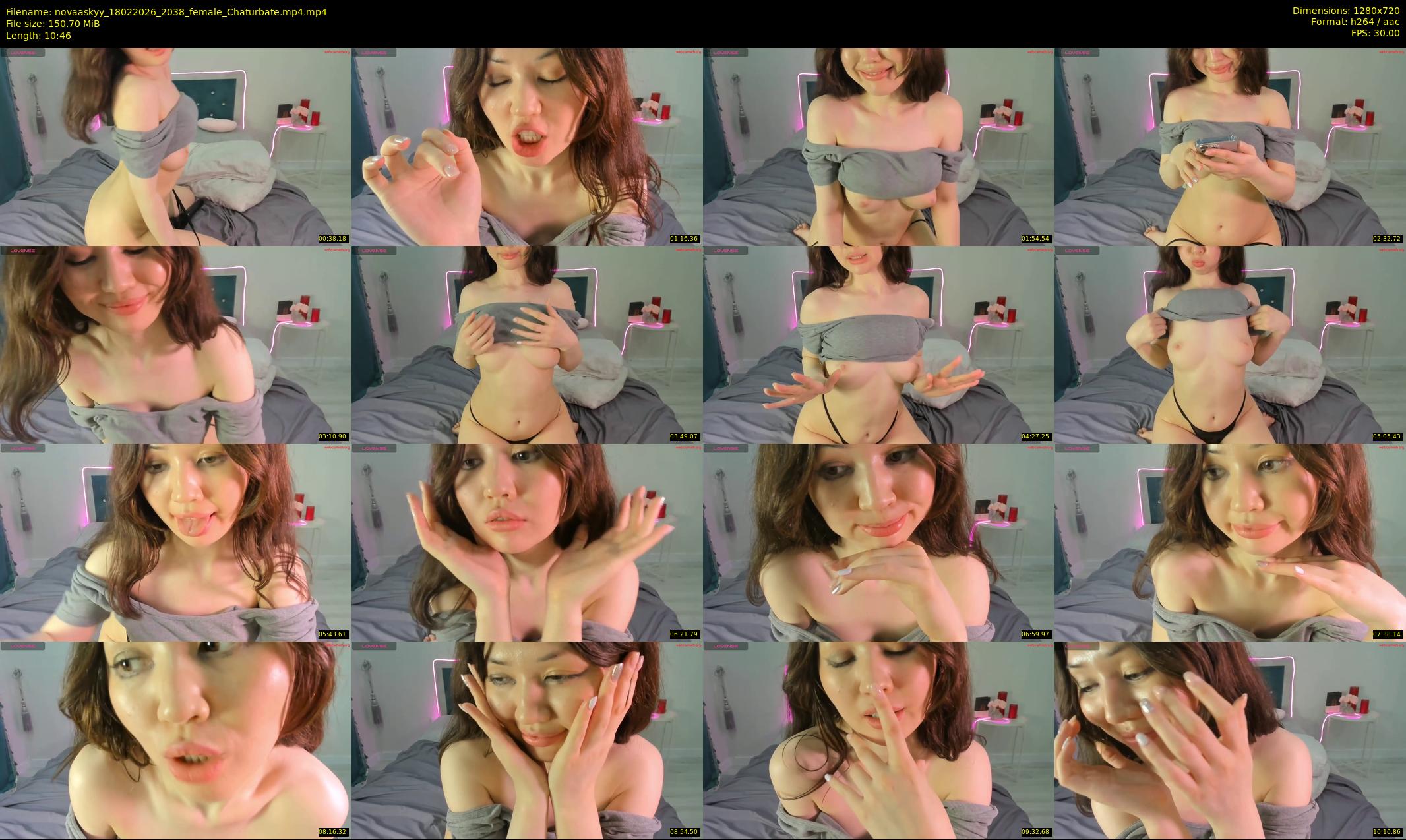 novaaskyy — 11 minute Chaturbate female cam show recording, 720p, Feb 18, 2026
