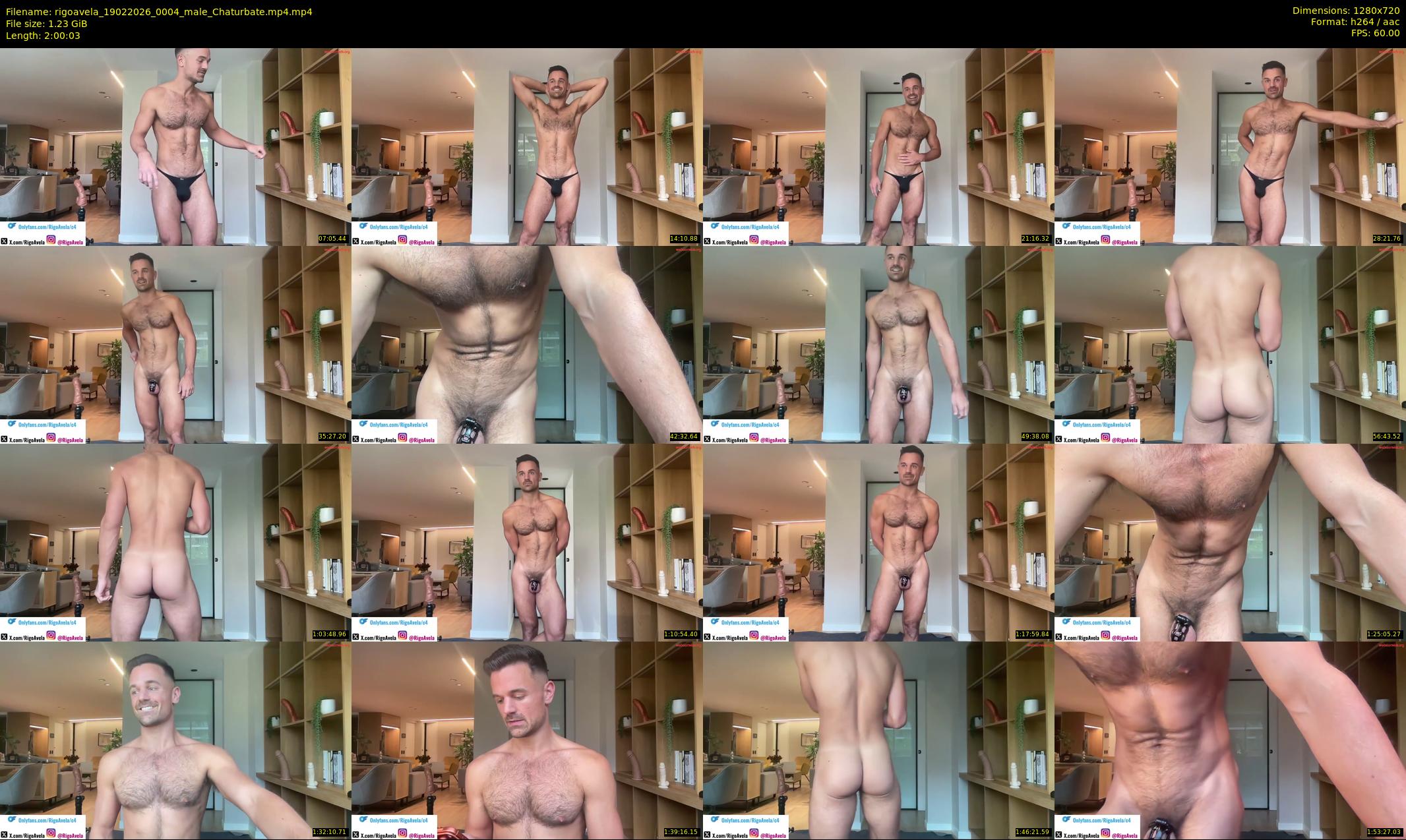 rigoavela — 121 minute Chaturbate male cam show recording, 720p, Feb 19, 2026