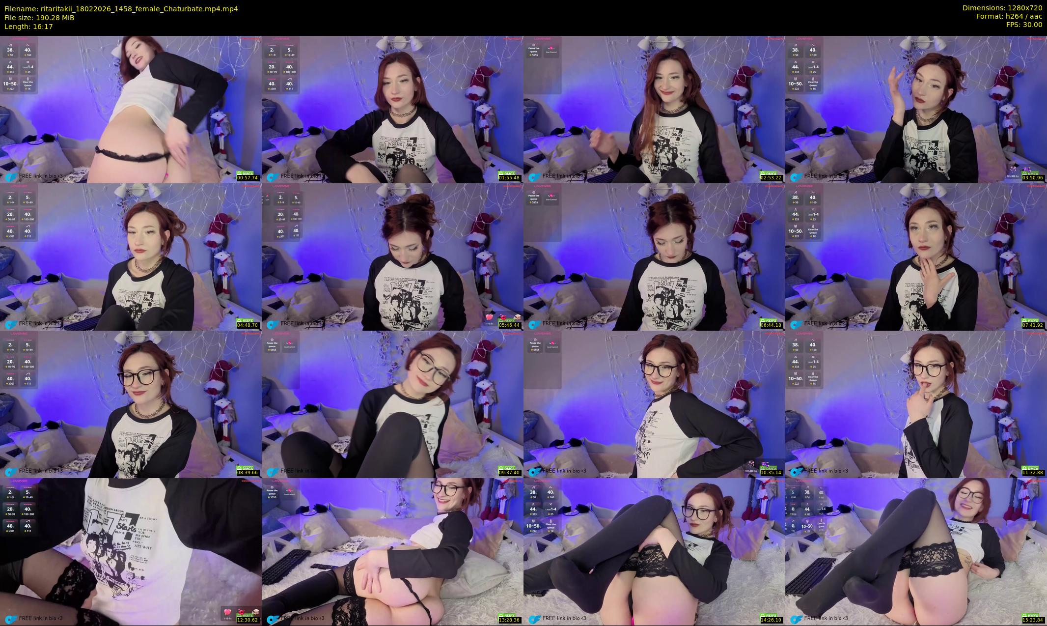 ritaritakii — 17 minute Chaturbate female cam show recording, 720p, Feb 18, 2026