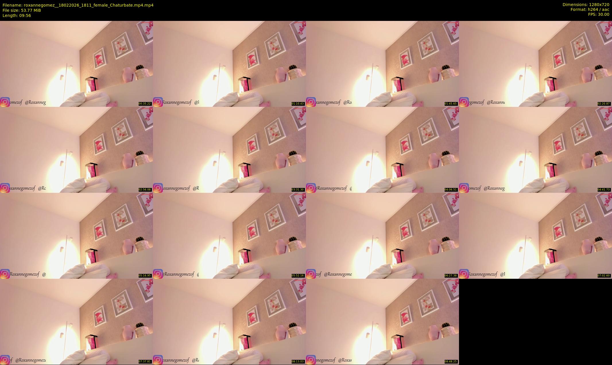 roxannegomez_ — 10 minute Chaturbate female cam show recording, 720p, Feb 18, 2026
