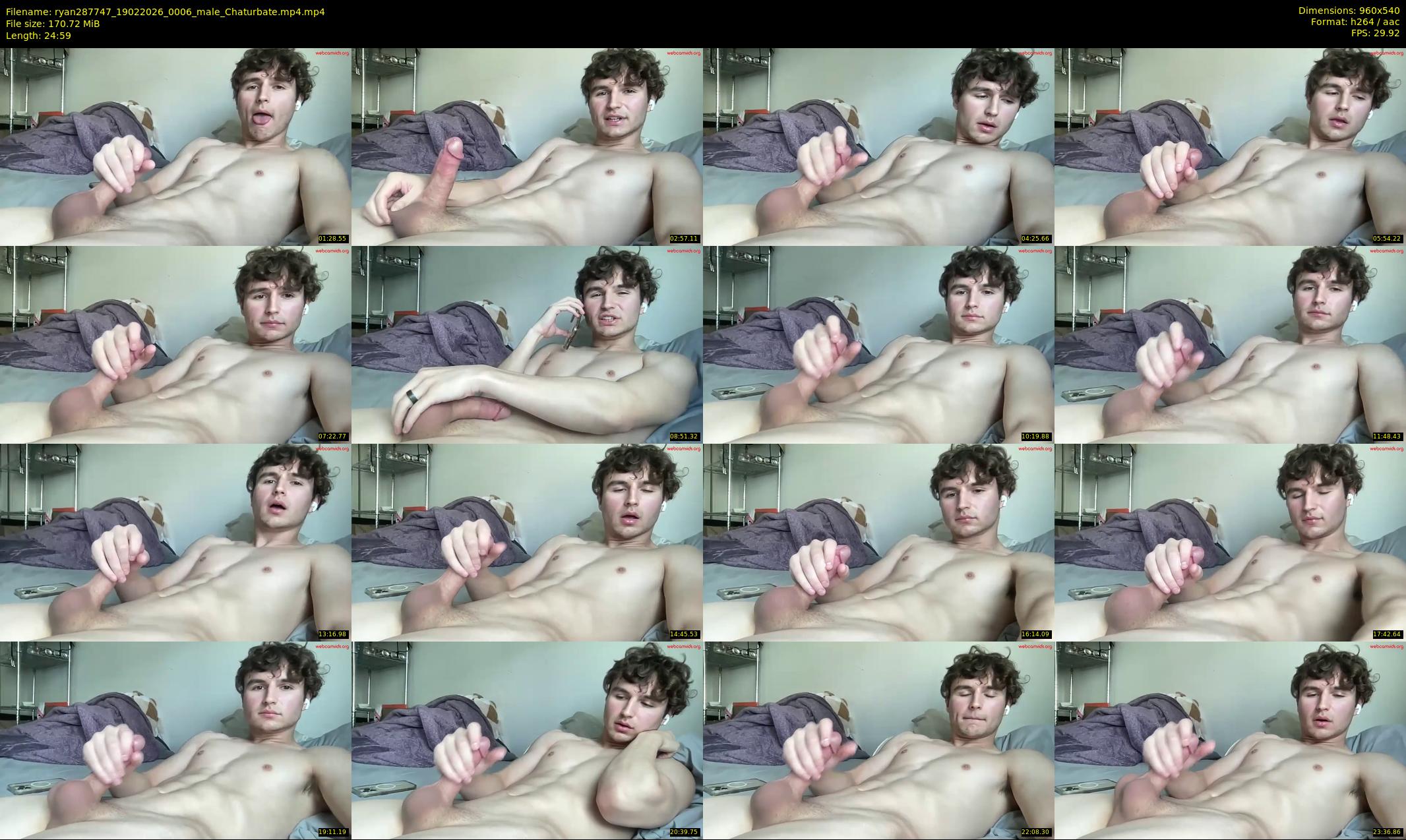 ryan287747 — 25 minute Chaturbate male cam show recording, 480p, Feb 19, 2026