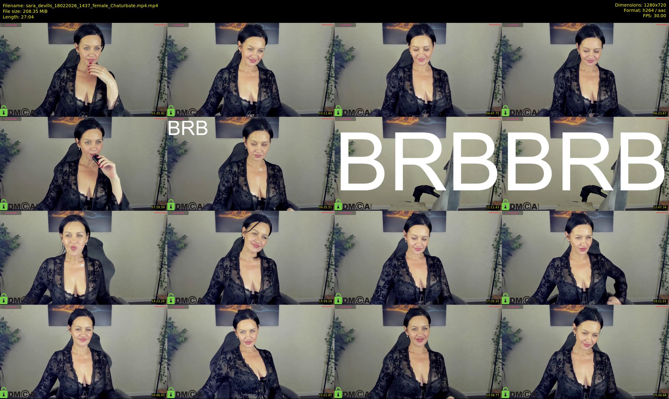 sara_devills — 28 minute Chaturbate female cam show recording, 720p, Feb 18, 2026