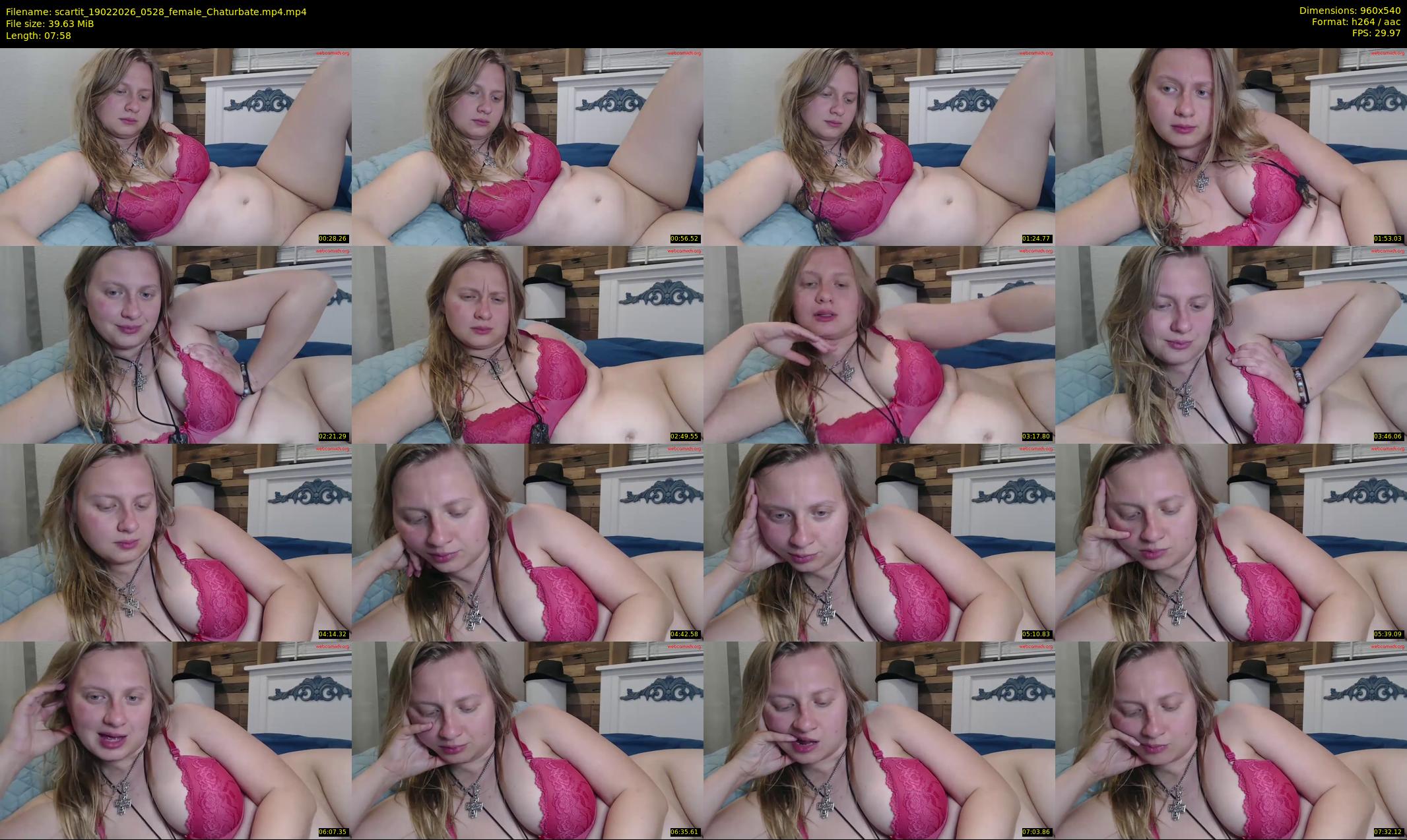 scartit — 8 minute Chaturbate female cam show recording, 480p, Feb 19, 2026