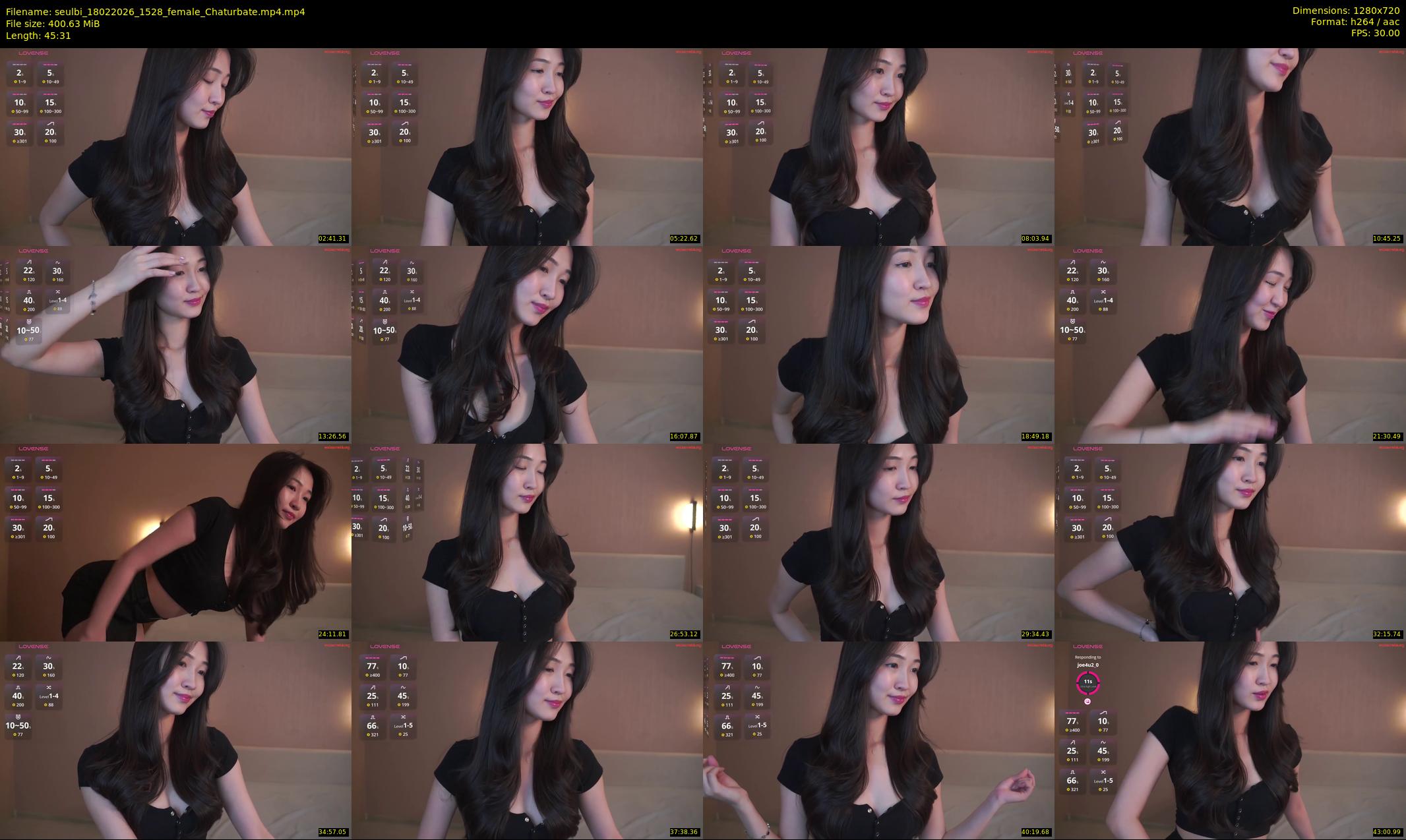 seulbi — 46 minute Chaturbate female cam show recording, 720p, Feb 18, 2026