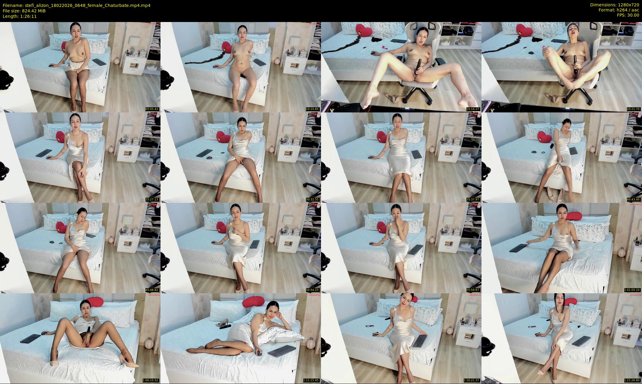 stefi_alizon — 87 minute Chaturbate female cam show recording, 720p, Feb 18, 2026