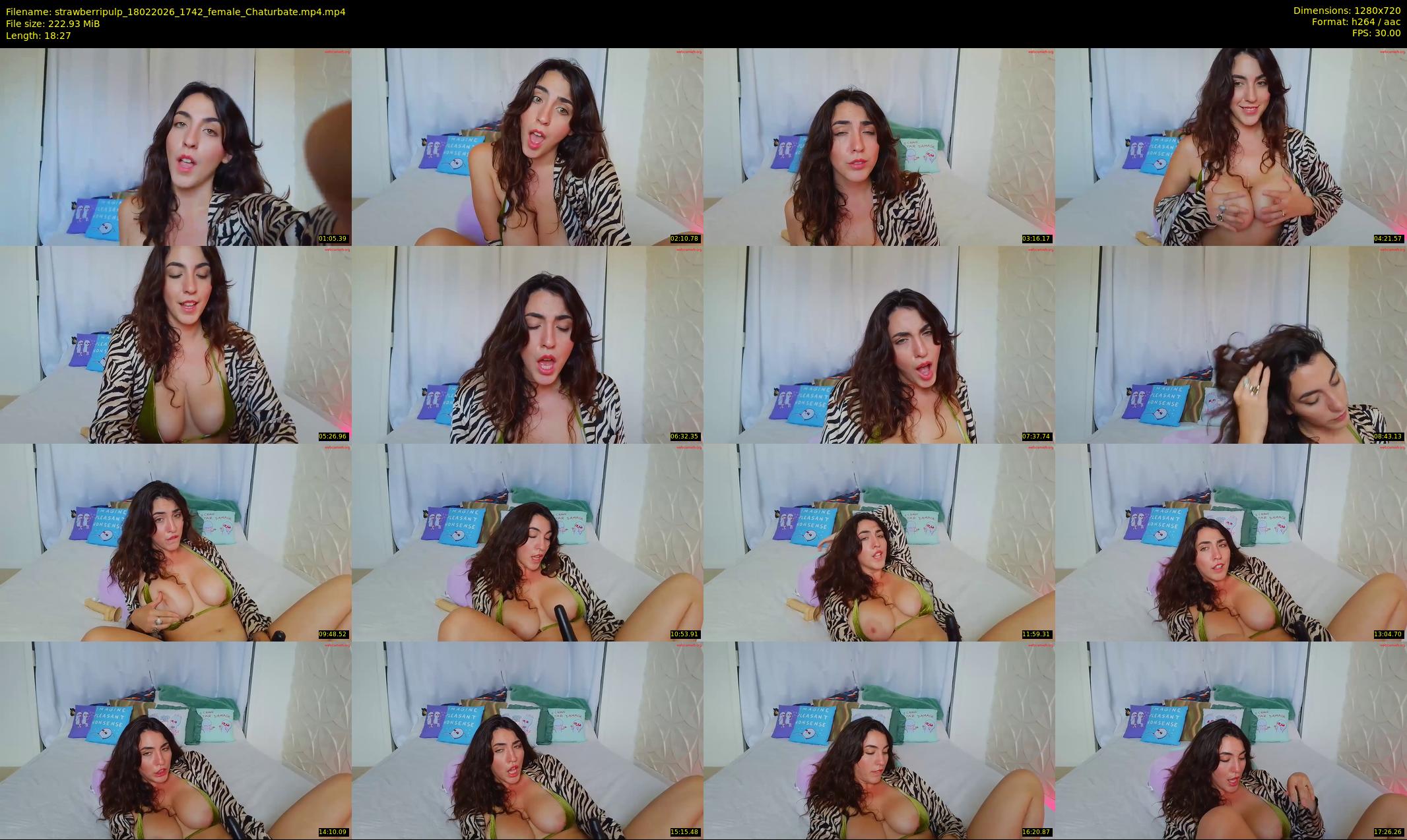 strawberripulp — 19 minute Chaturbate female cam show recording, 720p, Feb 18, 2026