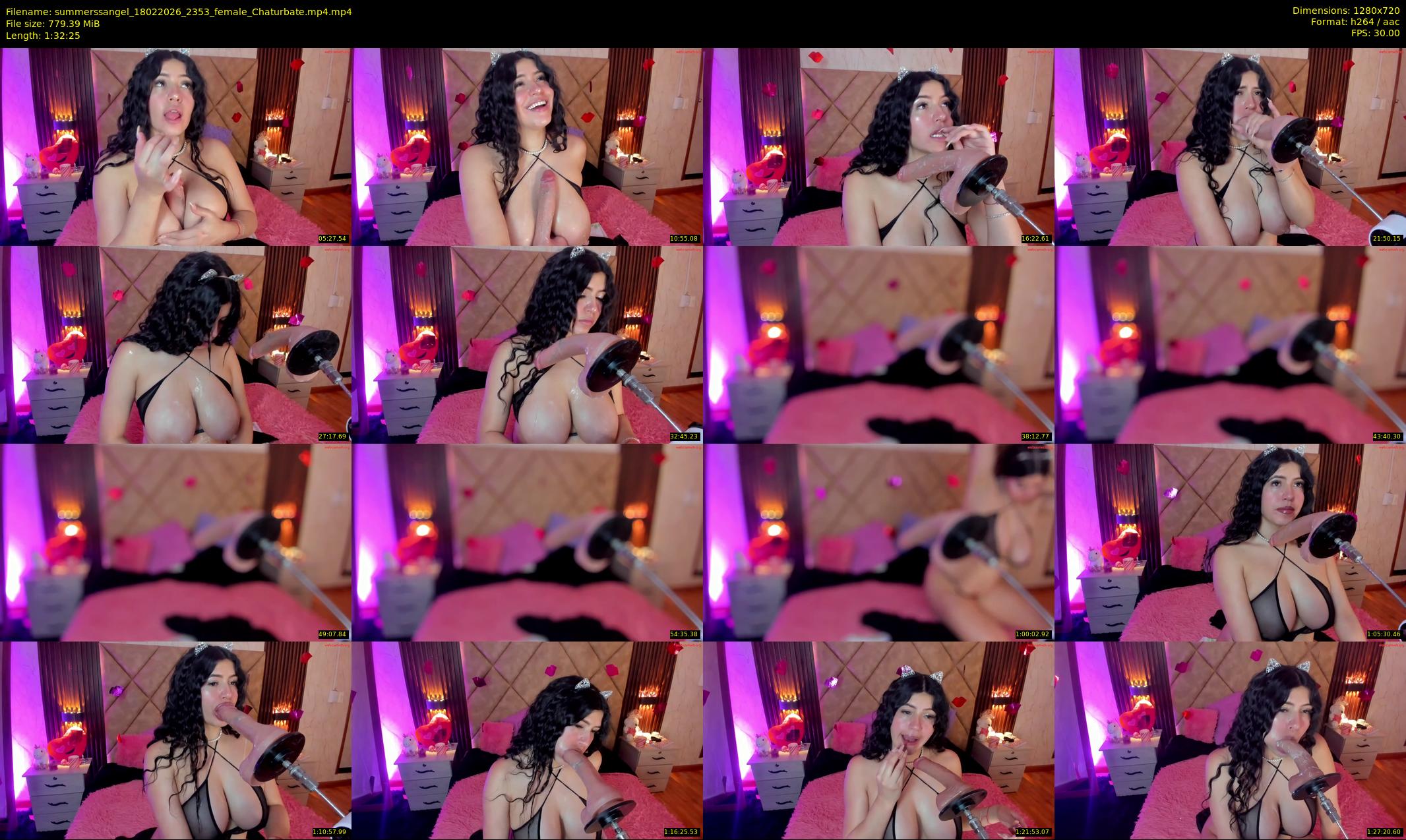 summerssangel — 93 minute Chaturbate female cam show recording, 720p, Feb 18, 2026