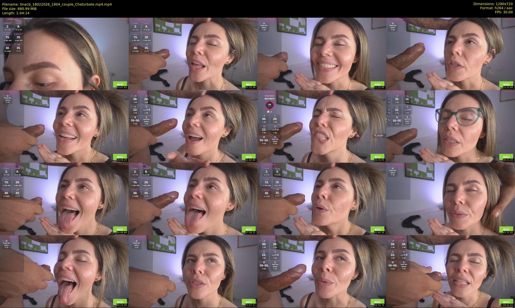 tinacb — 65 minute Chaturbate female cam show recording, 720p, Feb 18, 2026