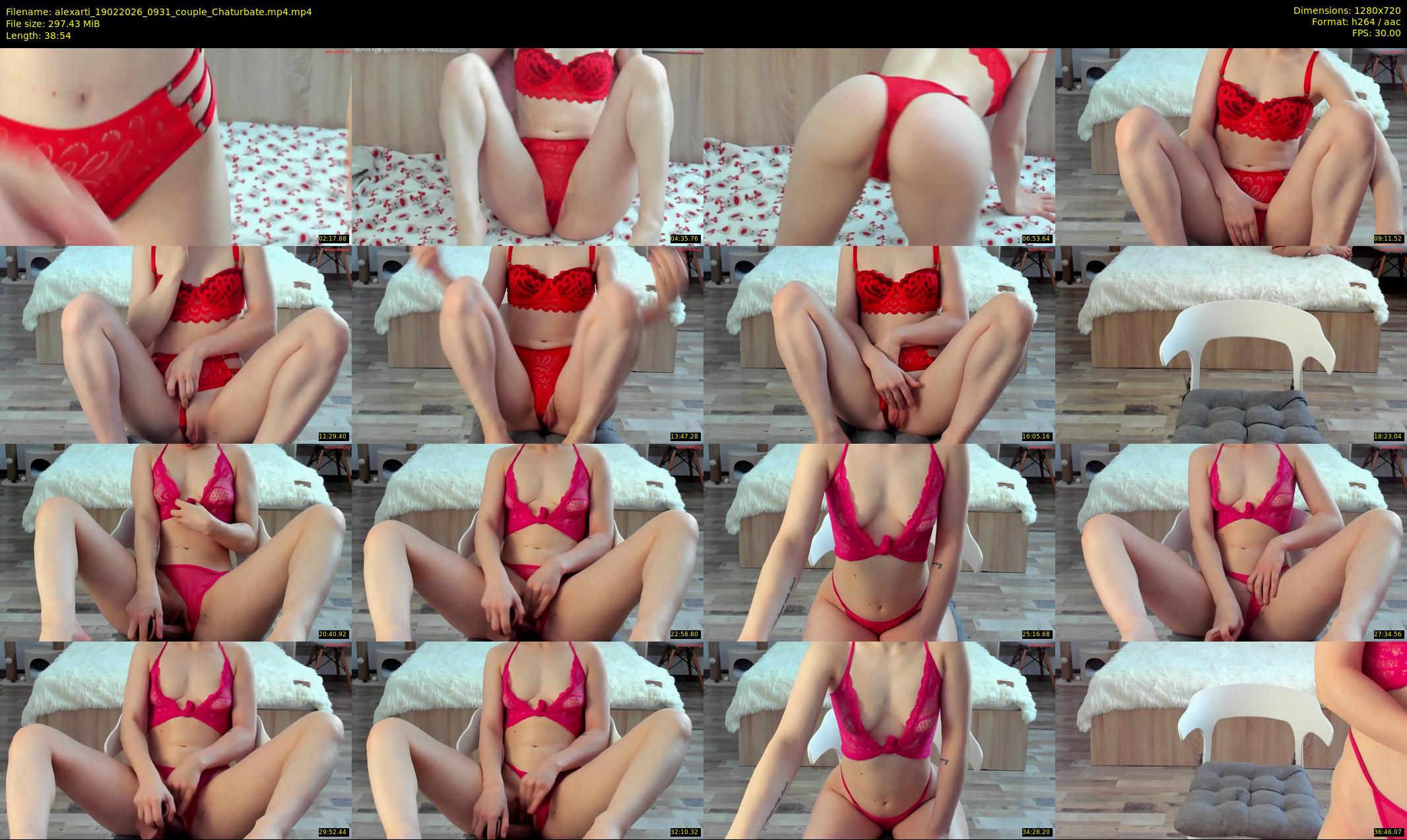 alexarti — 39 minute Chaturbate couple cam show recording, 720p, Feb 19, 2026