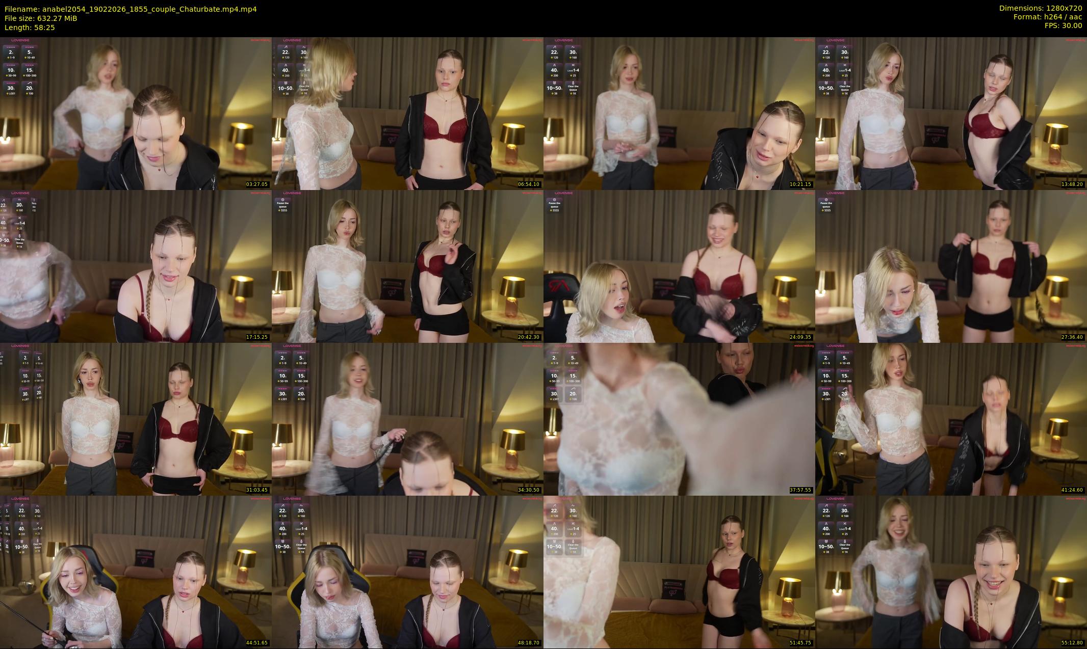anabel2054 — 59 minute Chaturbate female cam show recording, 720p, Feb 19, 2026