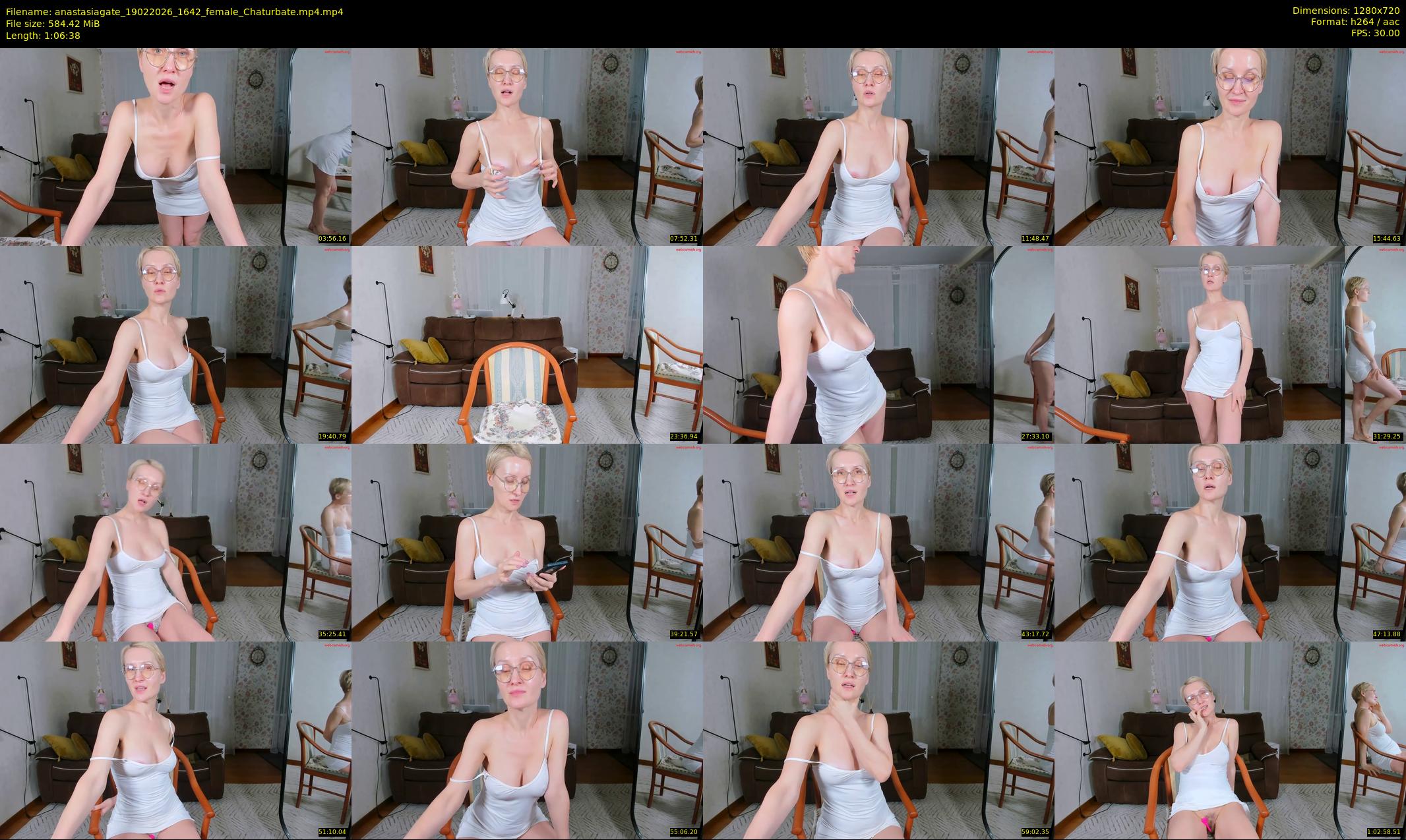 anastasiagate — 67 minute Chaturbate female cam show recording, 720p, Feb 19, 2026