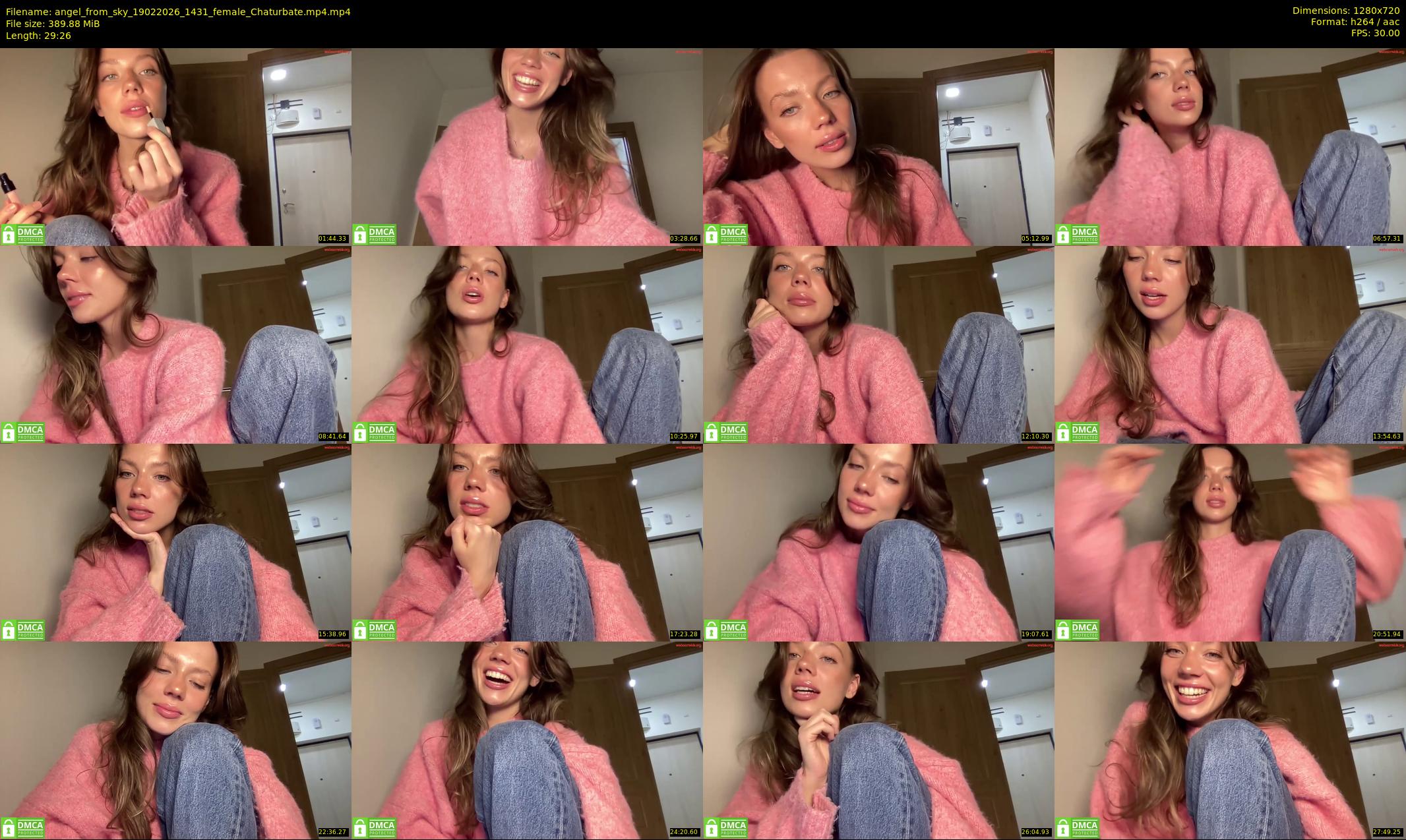 angel_from_sky — 30 minute Chaturbate female cam show recording, 720p, Feb 19, 2026