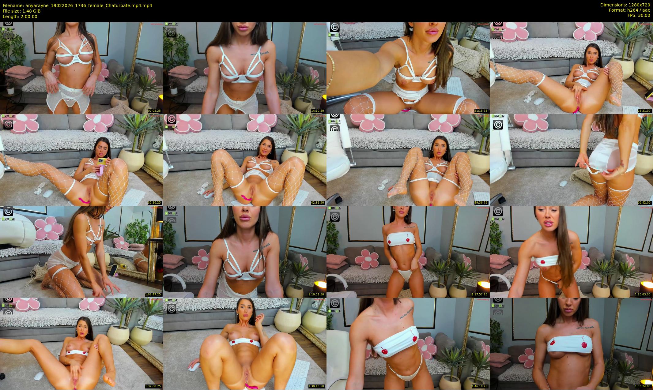 anyarayne — 120 minute Chaturbate female cam show recording, 720p, Feb 19, 2026