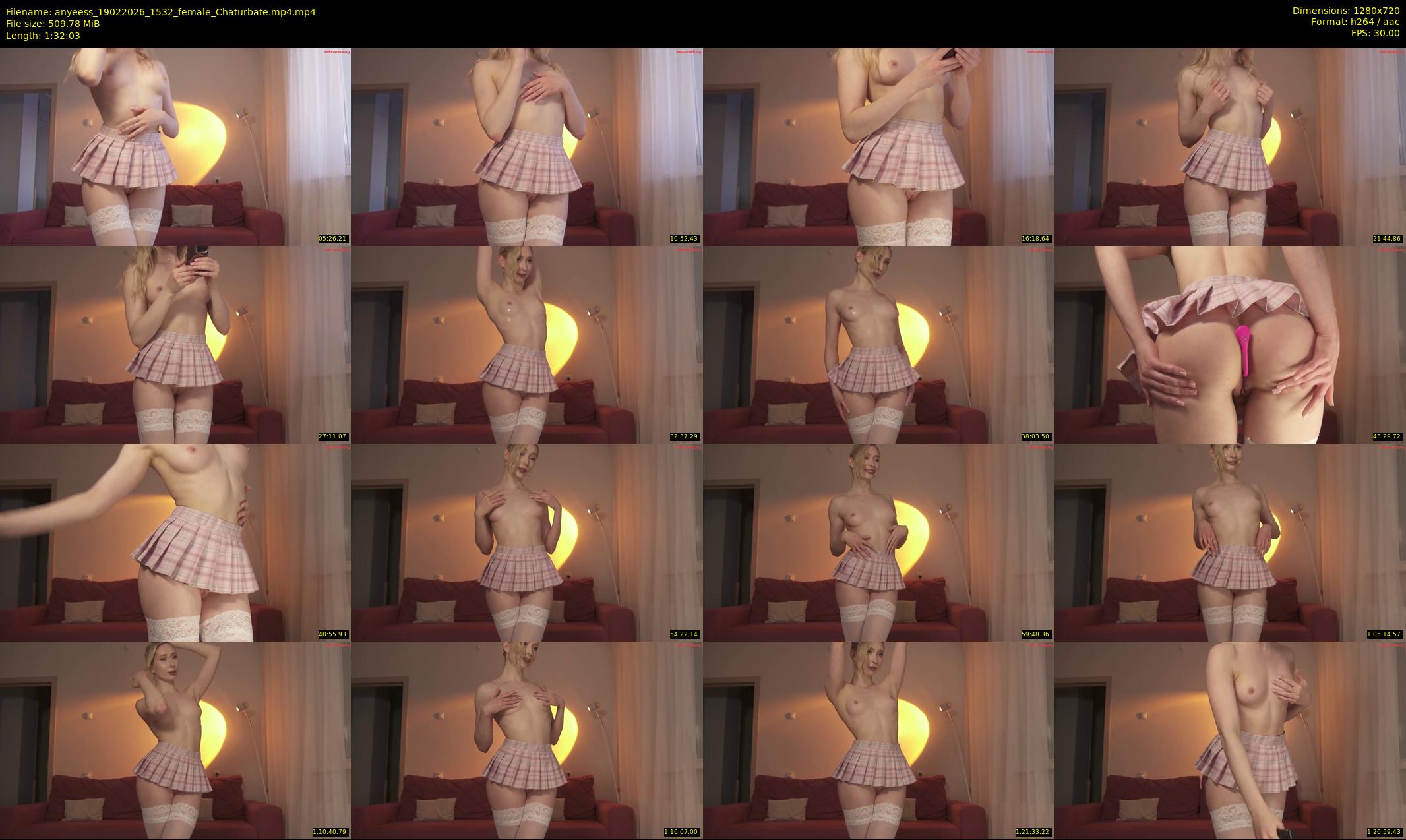 anyeess — 93 minute Chaturbate female cam show recording, 720p, Feb 19, 2026