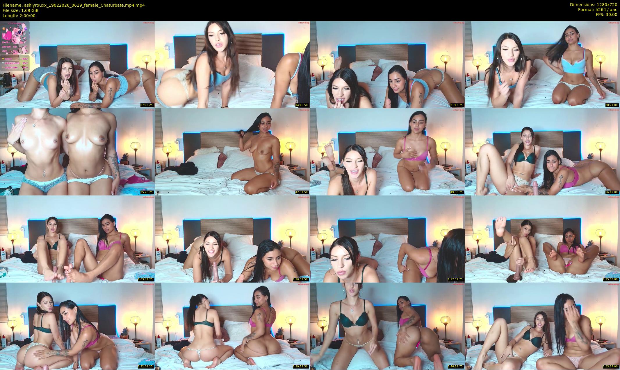 ashlyrouxx — 120 minute Chaturbate female cam show recording, 720p, Feb 19, 2026