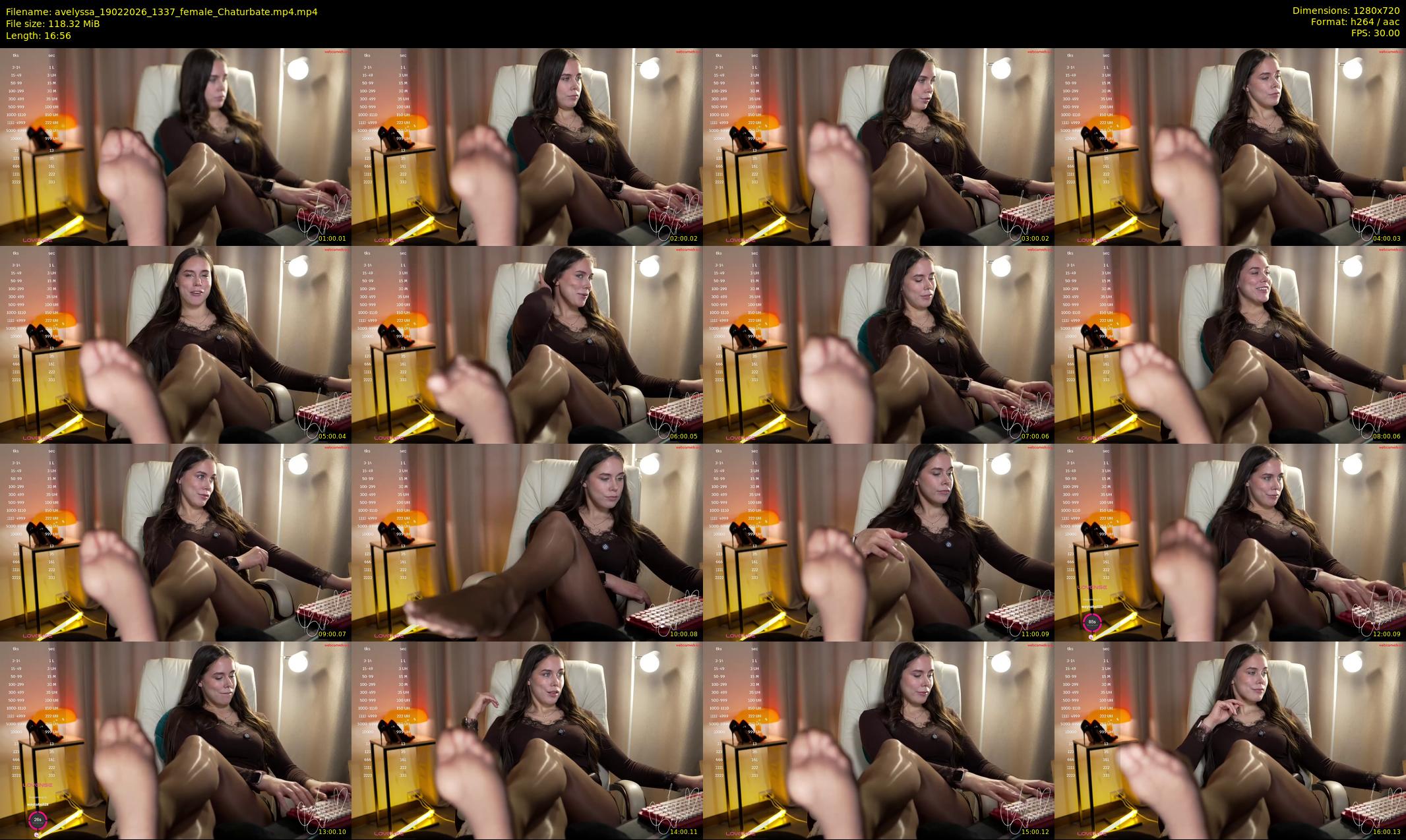 avelyssa — 17 minute Chaturbate female cam show recording, 720p, Feb 19, 2026