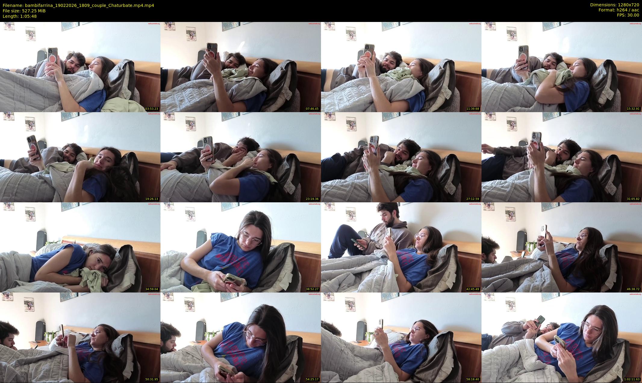 bambifarrina — 66 minute Chaturbate couple cam show recording, 720p, Feb 19, 2026