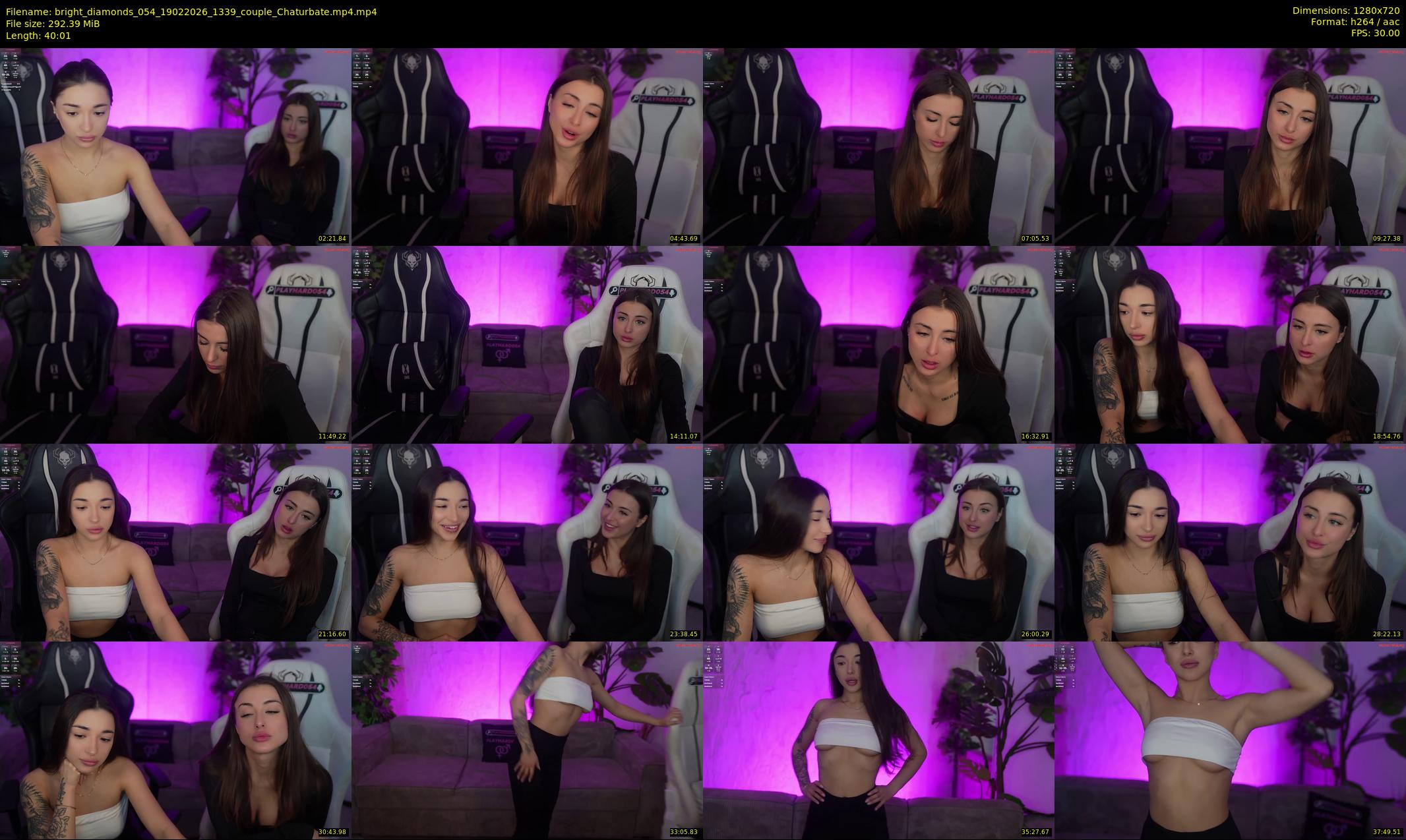 bright_diamonds_054 — 41 minute Chaturbate couple cam show recording, 720p, Feb 19, 2026