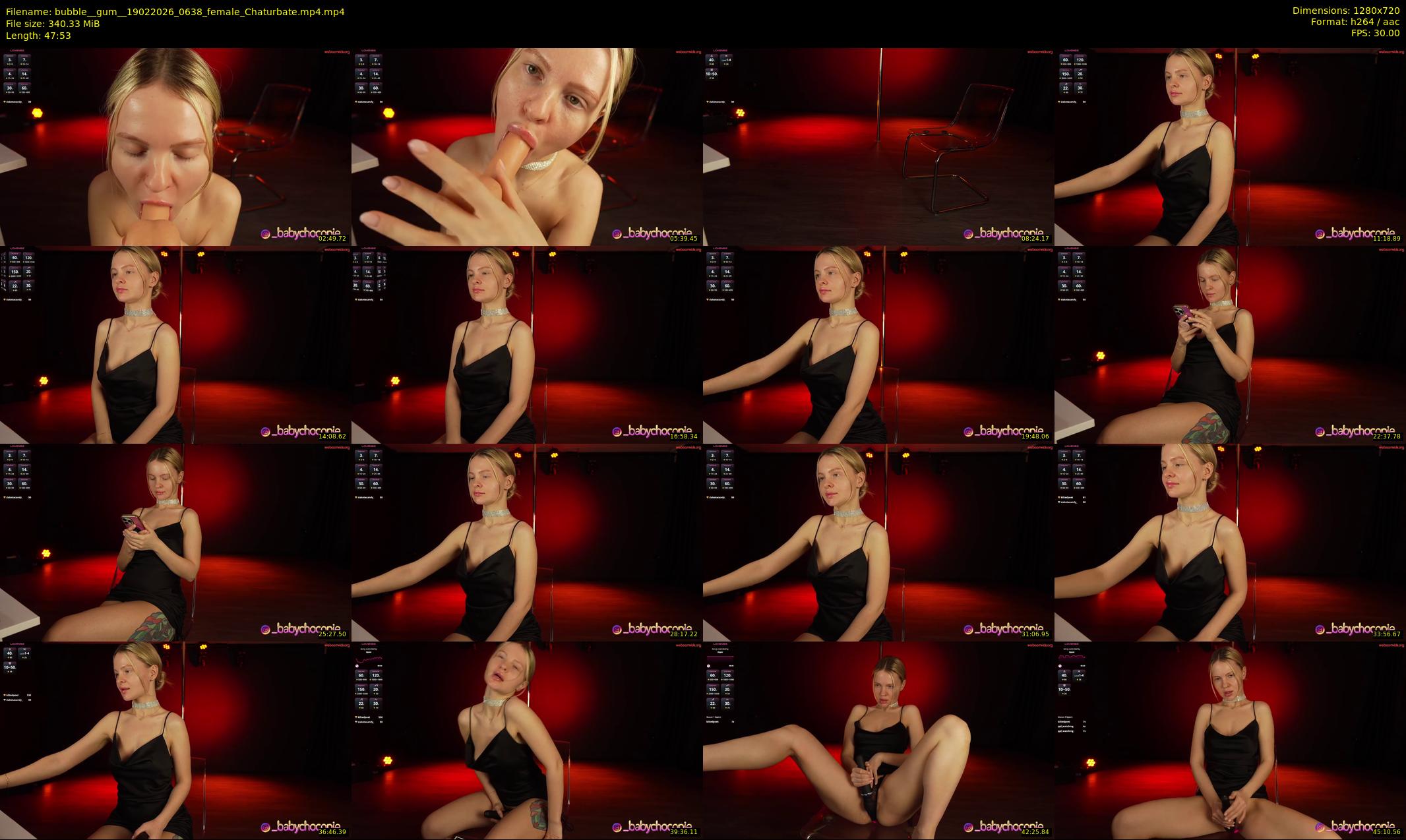 bubble__gum_ — 48 minute Chaturbate female cam show recording, 720p, Feb 19, 2026
