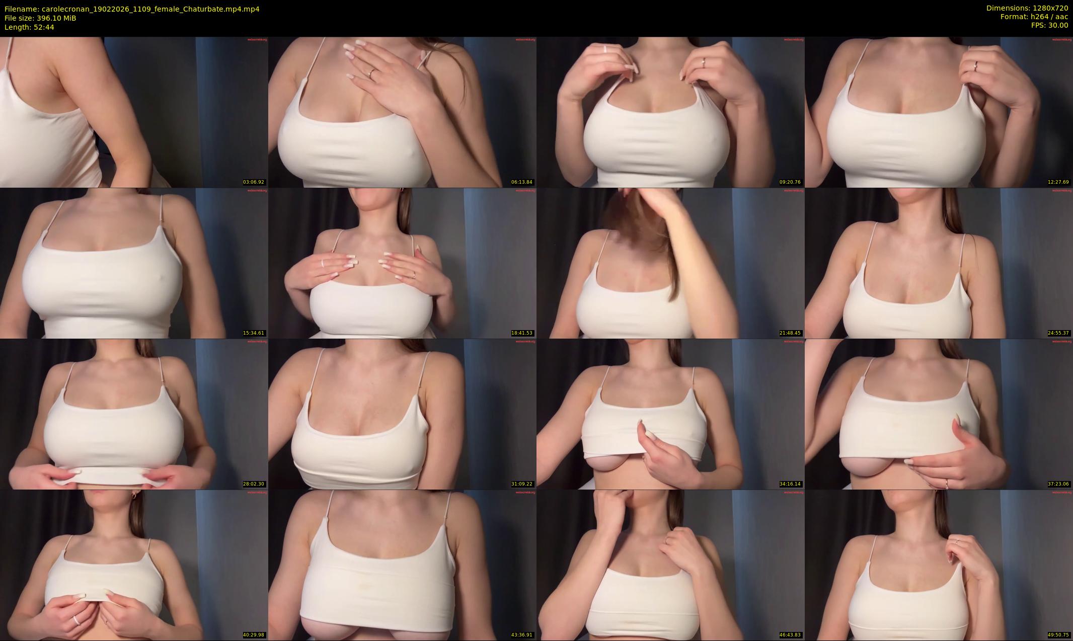 carolecronan — 53 minute Chaturbate female cam show recording, 720p, Feb 19, 2026