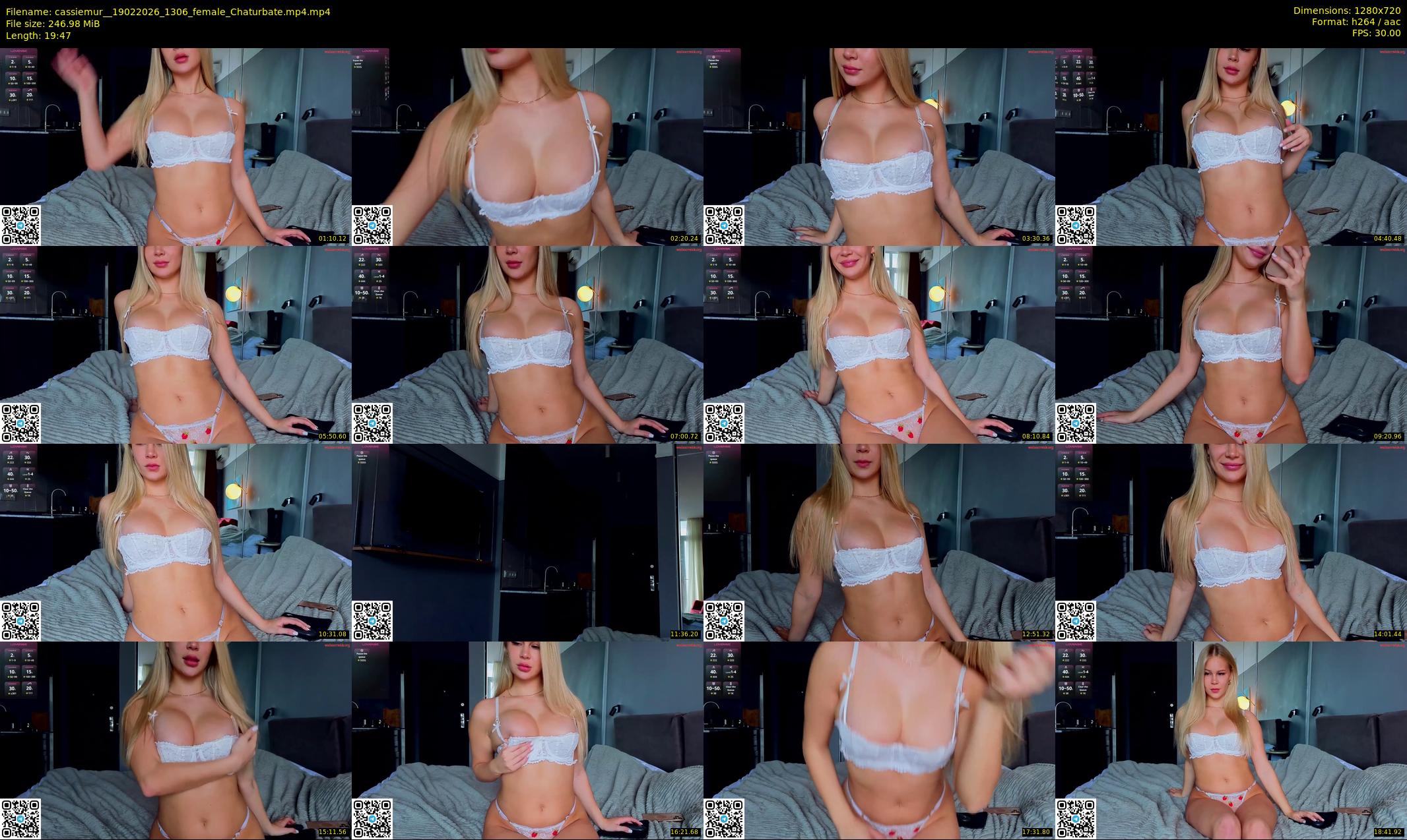 cassiemur_ — 20 minute Chaturbate female cam show recording, 720p, Feb 19, 2026