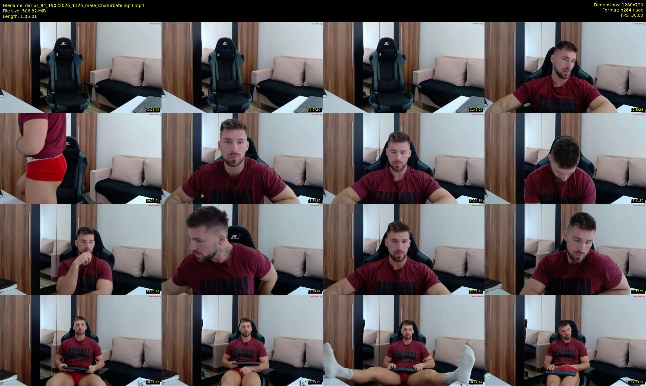 darius_94 — 67 minute Chaturbate male cam show recording, 720p, Feb 19, 2026