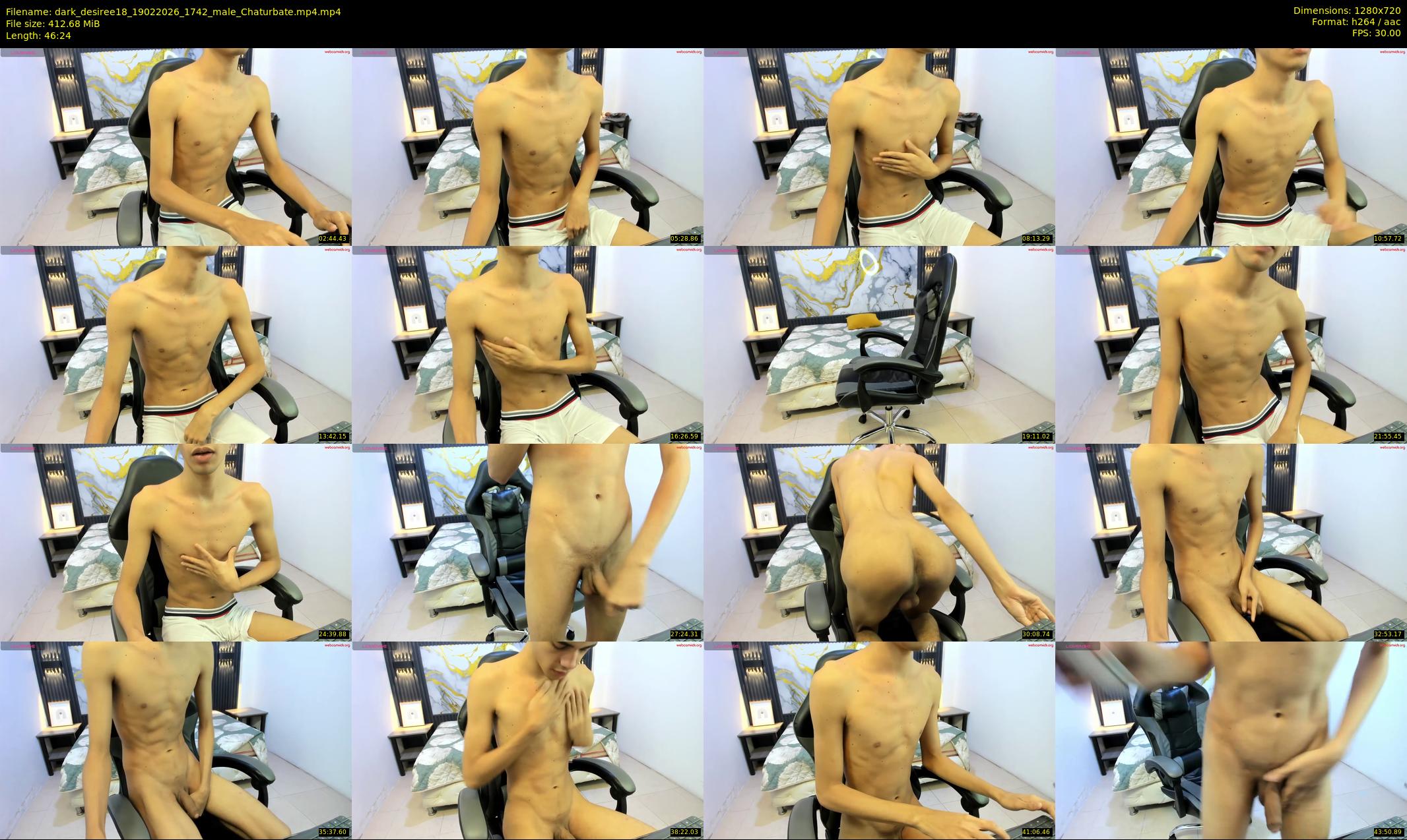 dark_desiree18 — 47 minute Chaturbate male cam show recording, 720p, Feb 19, 2026