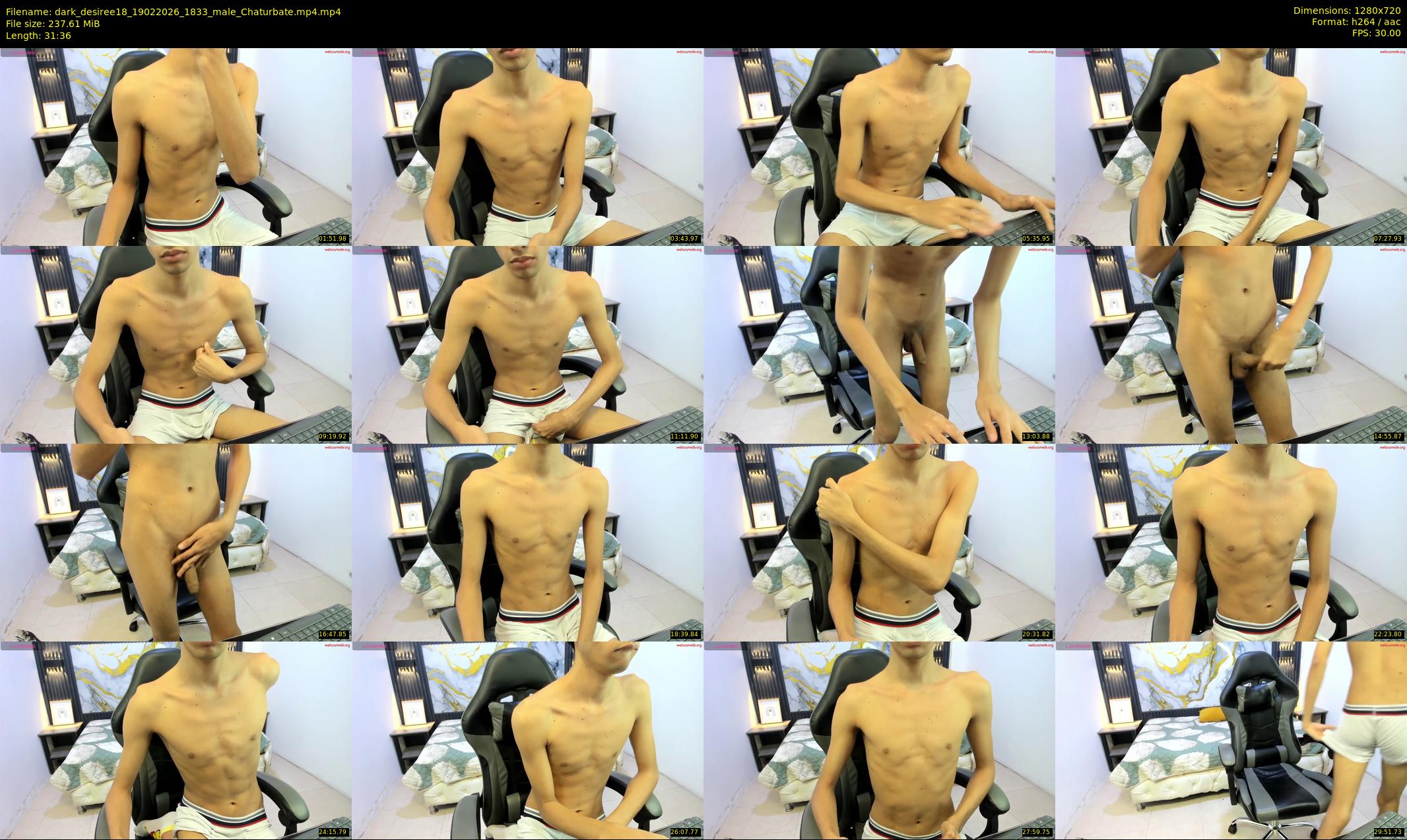 dark_desiree18 — 32 minute Chaturbate male cam show recording, 720p, Feb 19, 2026