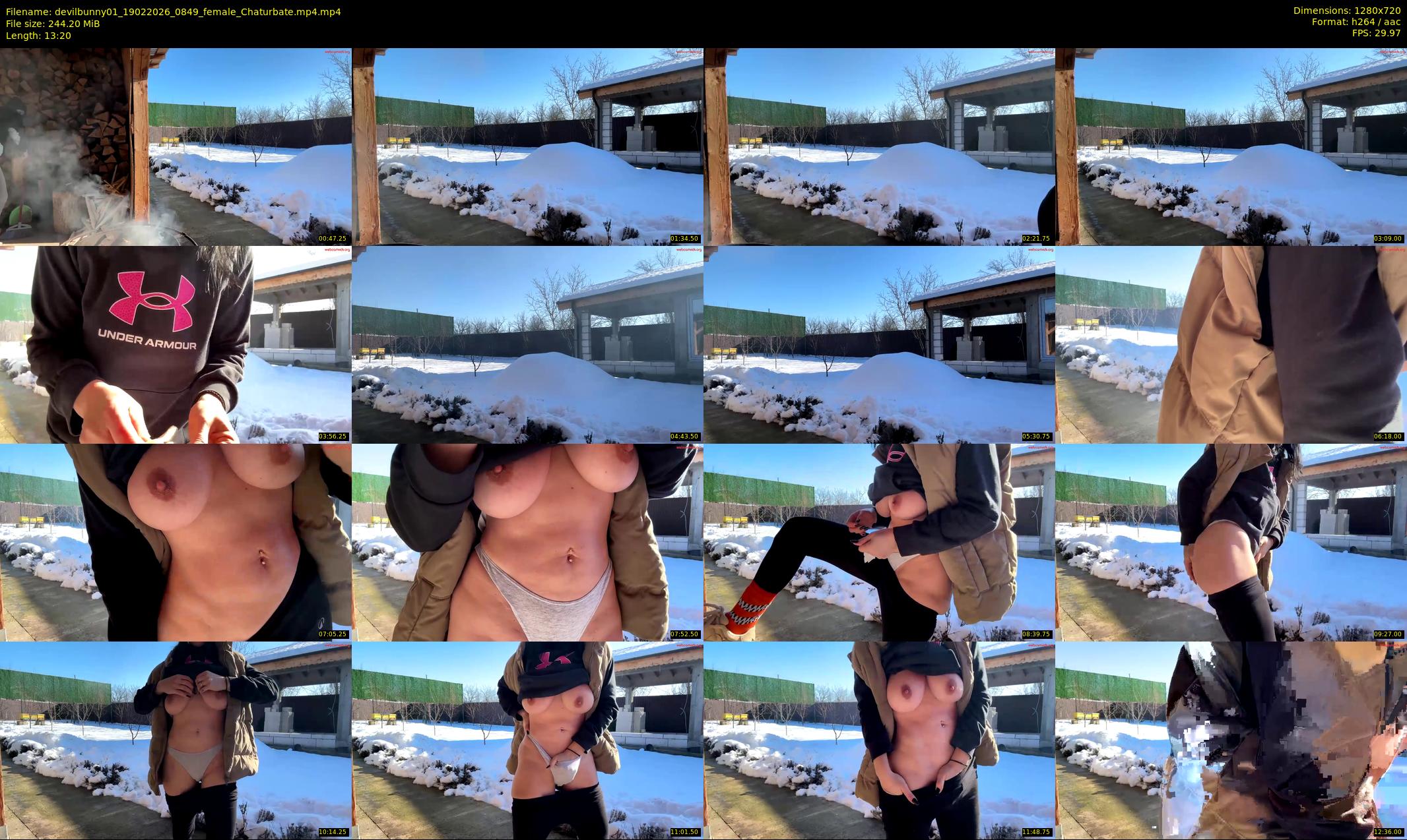 devilbunny01 — 14 minute Chaturbate female cam show recording, 720p, Feb 19, 2026