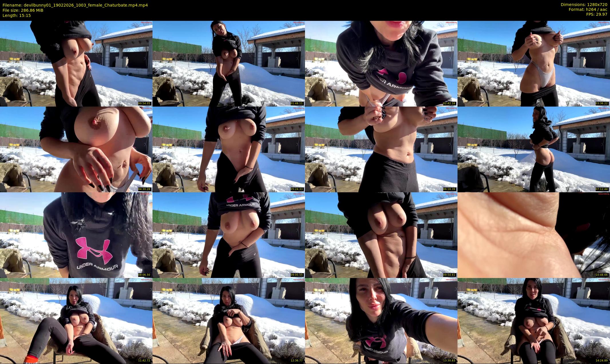 devilbunny01 — 16 minute Chaturbate female cam show recording, 720p, Feb 19, 2026