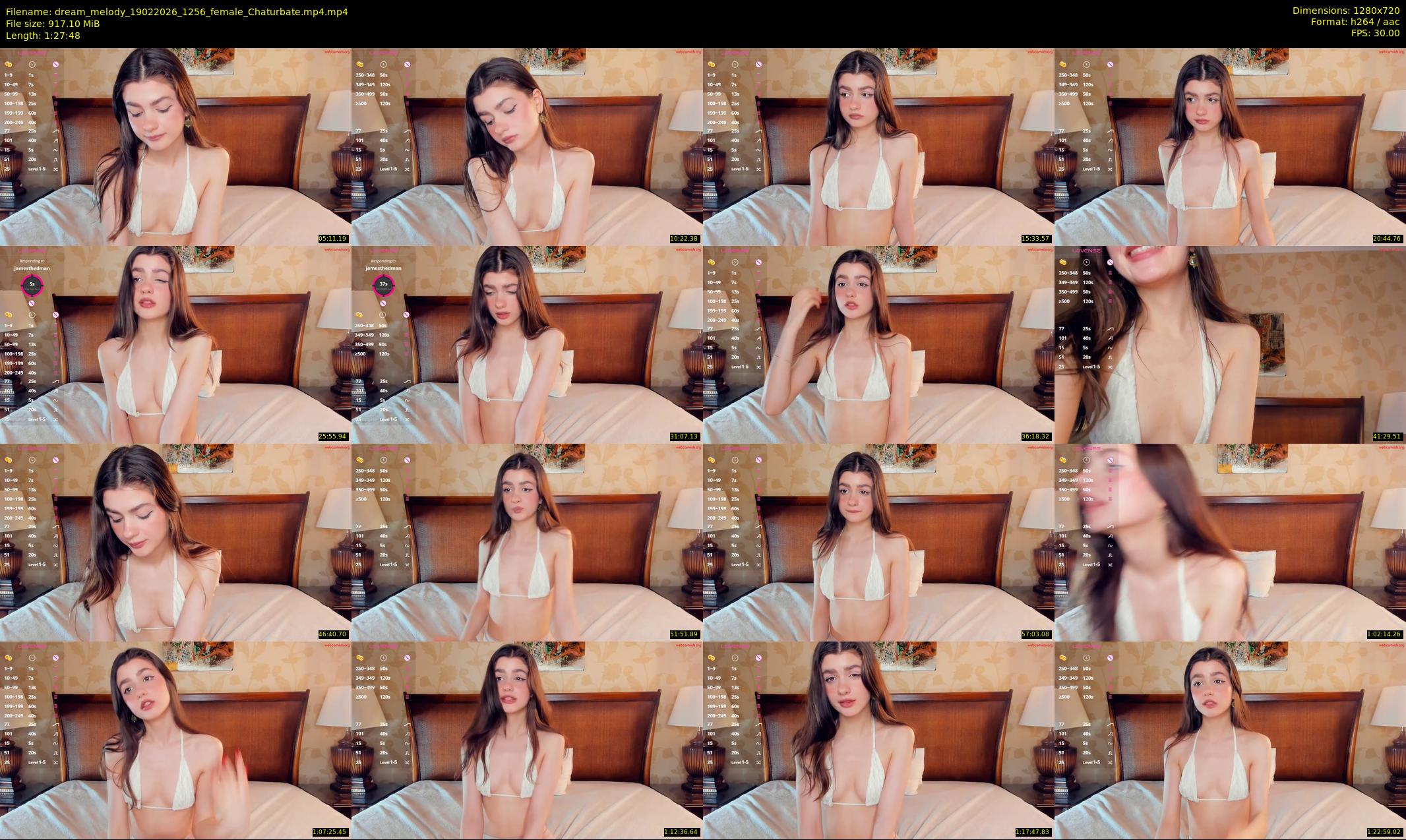 dream_melody — 88 minute Chaturbate female cam show recording, 720p, Feb 19, 2026