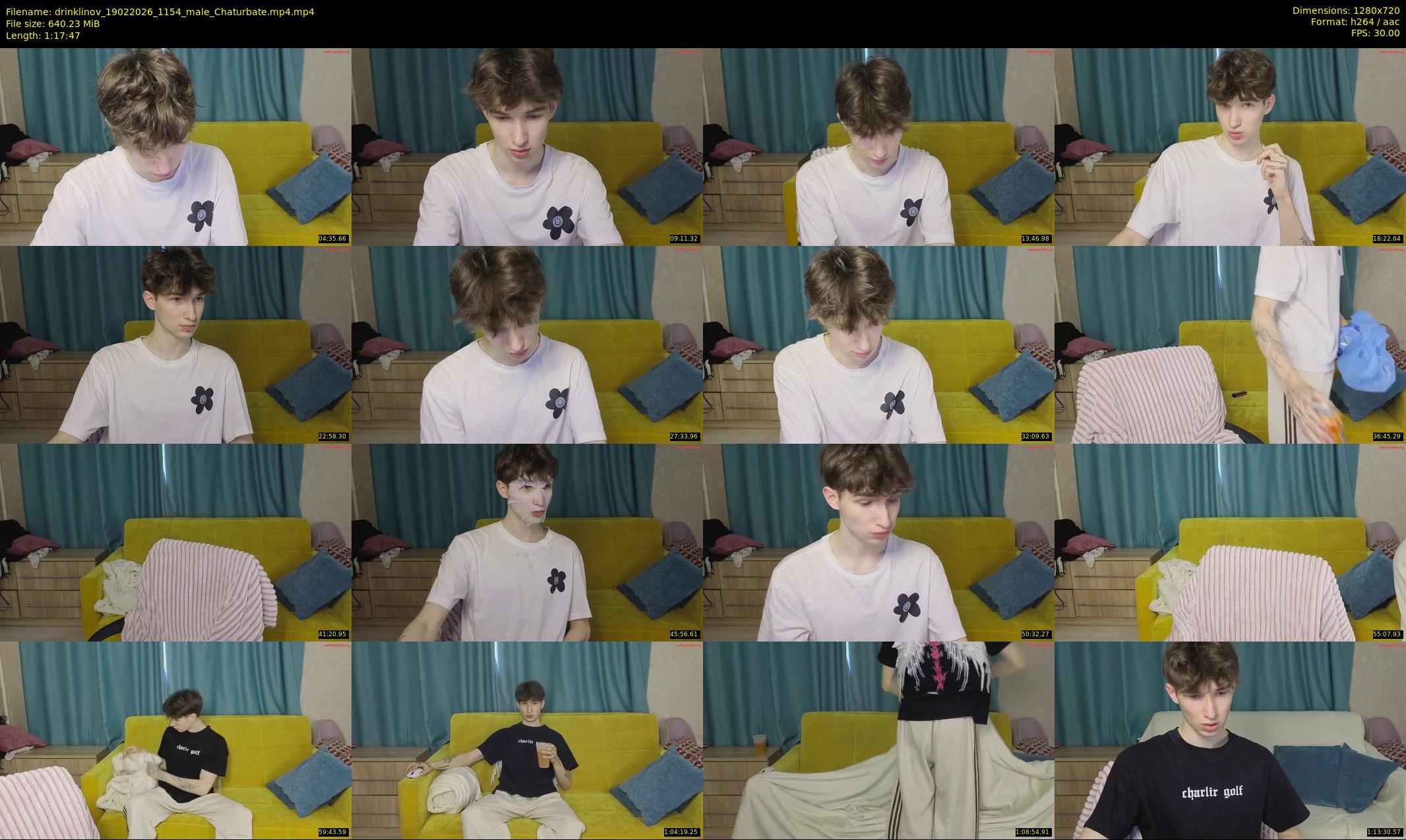 drinklinov — 78 minute Chaturbate male cam show recording, 720p, Feb 19, 2026