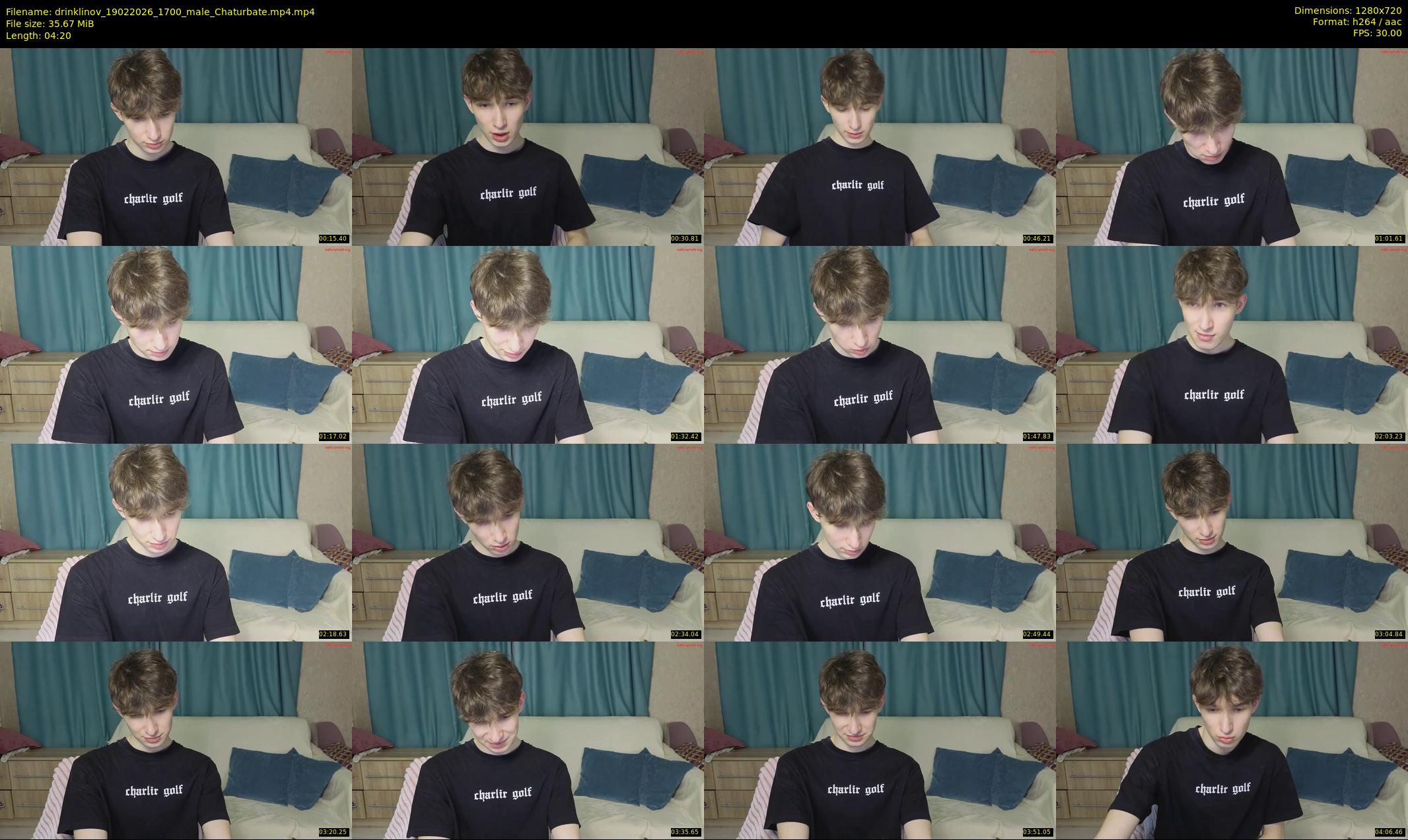 drinklinov — 5 minute Chaturbate male cam show recording, 720p, Feb 19, 2026