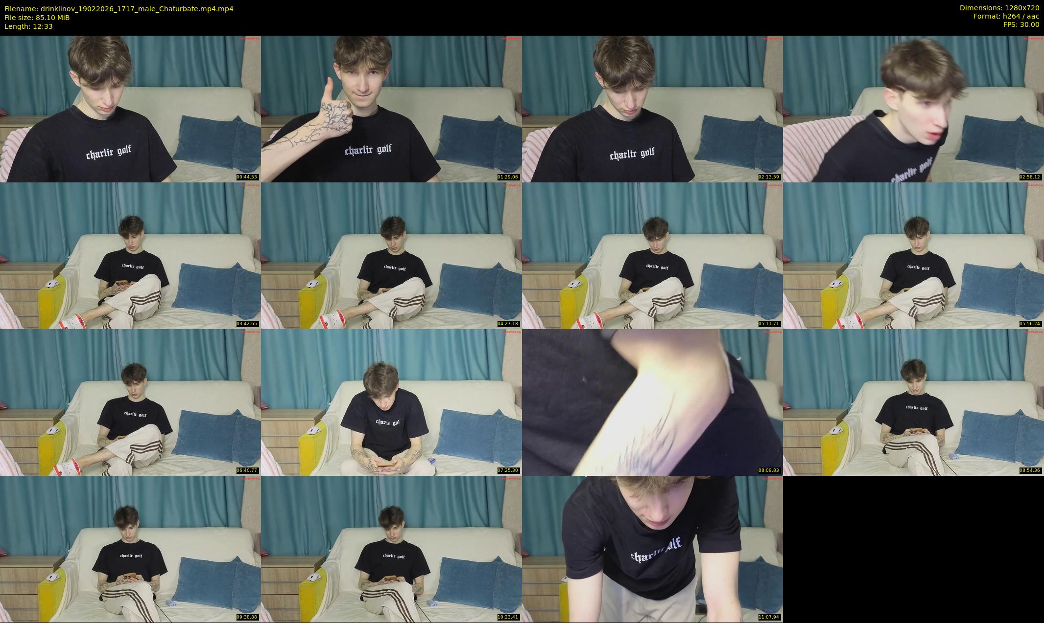 drinklinov — 13 minute Chaturbate male cam show recording, 720p, Feb 19, 2026