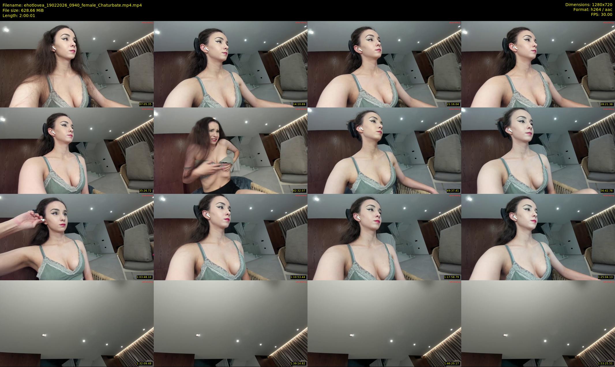 ehotlovea — 121 minute Chaturbate female cam show recording, 720p, Feb 19, 2026