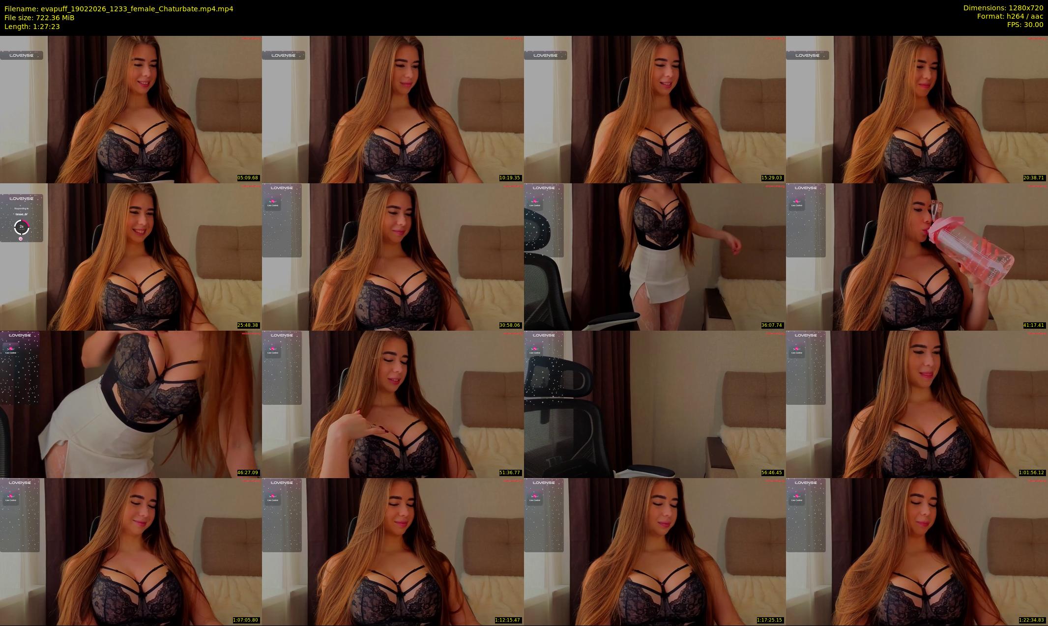 evapuff — 88 minute Chaturbate female cam show recording, 720p, Feb 19, 2026