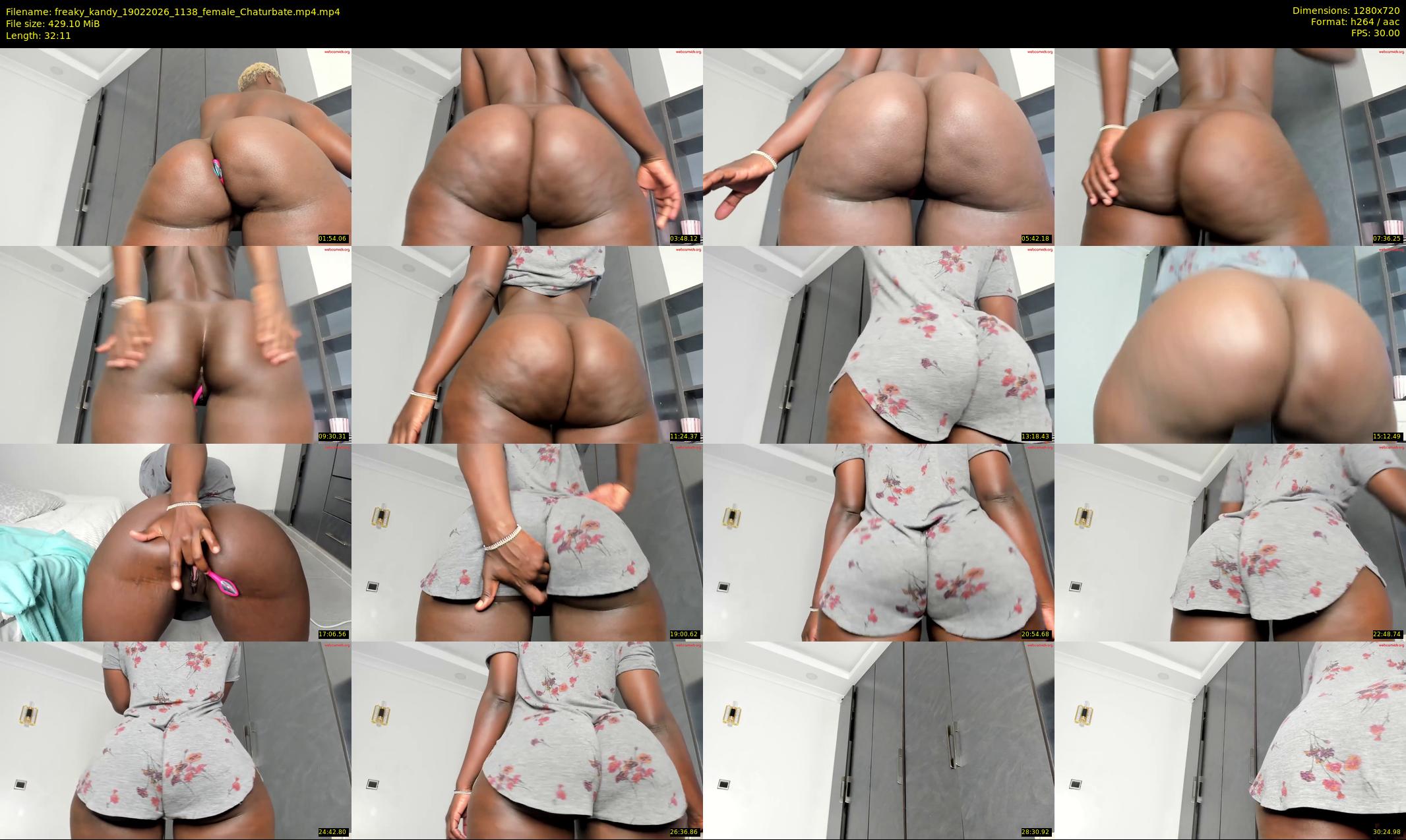 freaky_kandy — 33 minute Chaturbate female cam show recording, 720p, Feb 19, 2026
