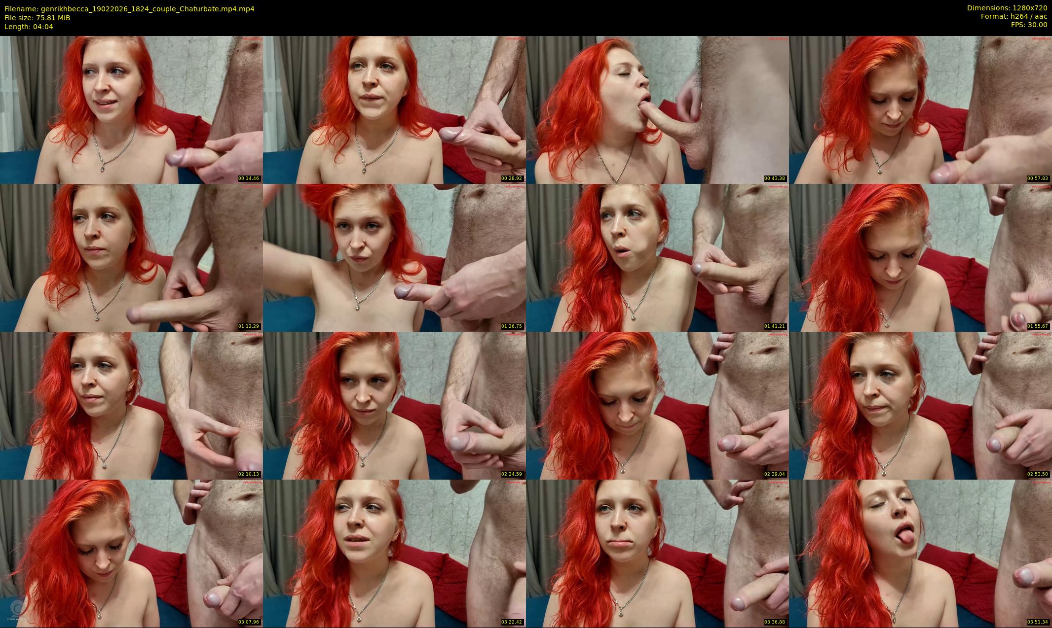 genrikhbecca — 5 minute Chaturbate couple cam show recording, 720p, Feb 19, 2026