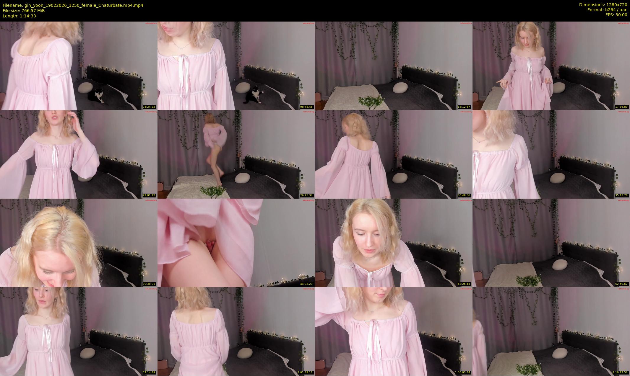 gin_yoon — 75 minute Chaturbate female cam show recording, 720p, Feb 19, 2026
