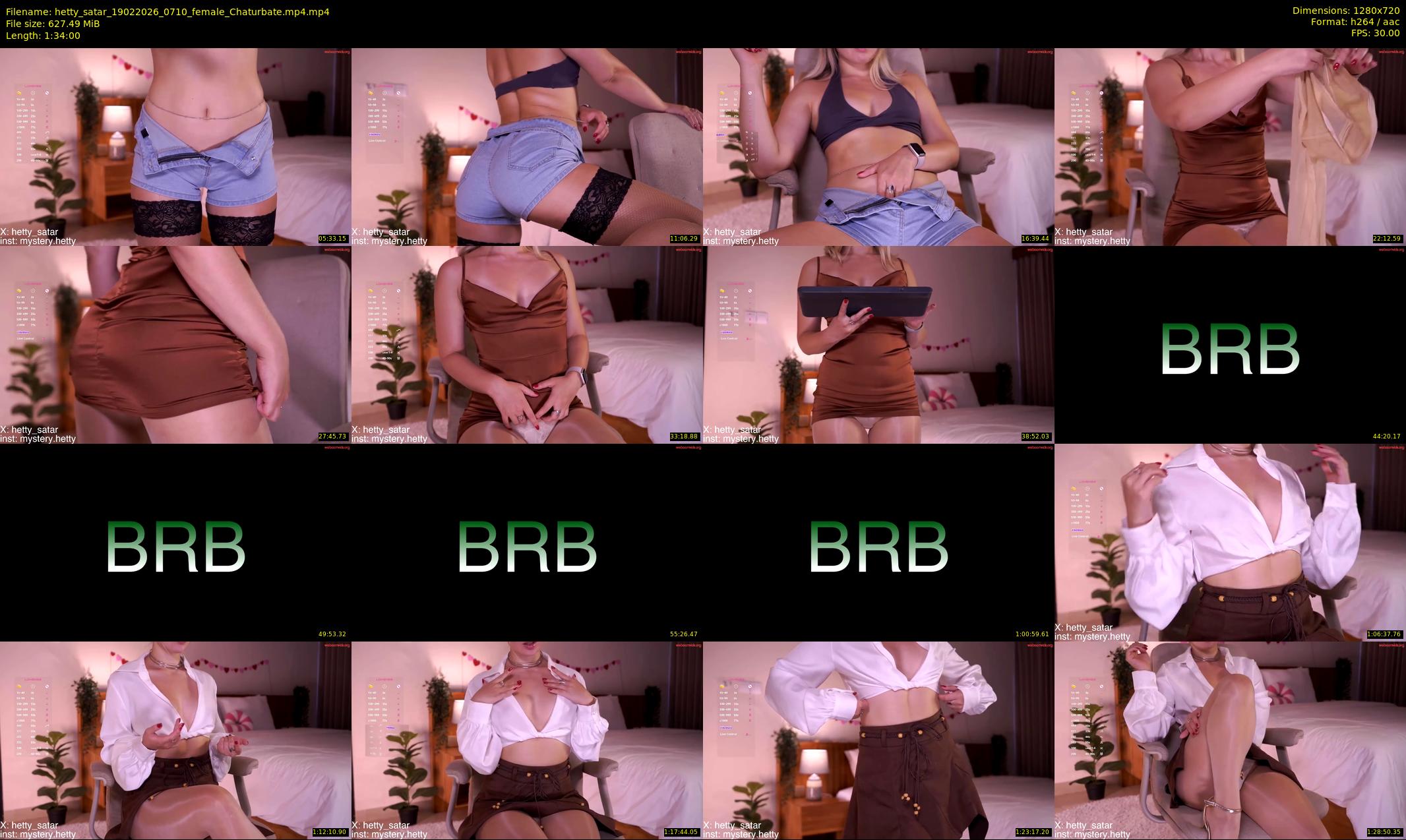 hetty_satar — 94 minute Chaturbate female cam show recording, 720p, Feb 19, 2026