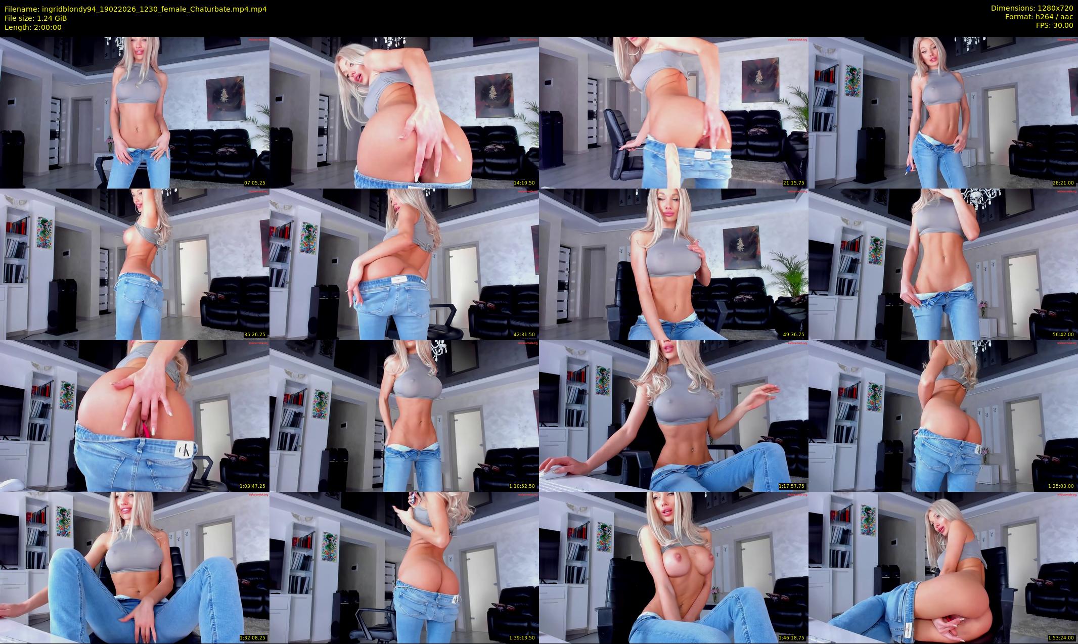 ingridblondy94 — 120 minute Chaturbate female cam show recording, 720p, Feb 19, 2026