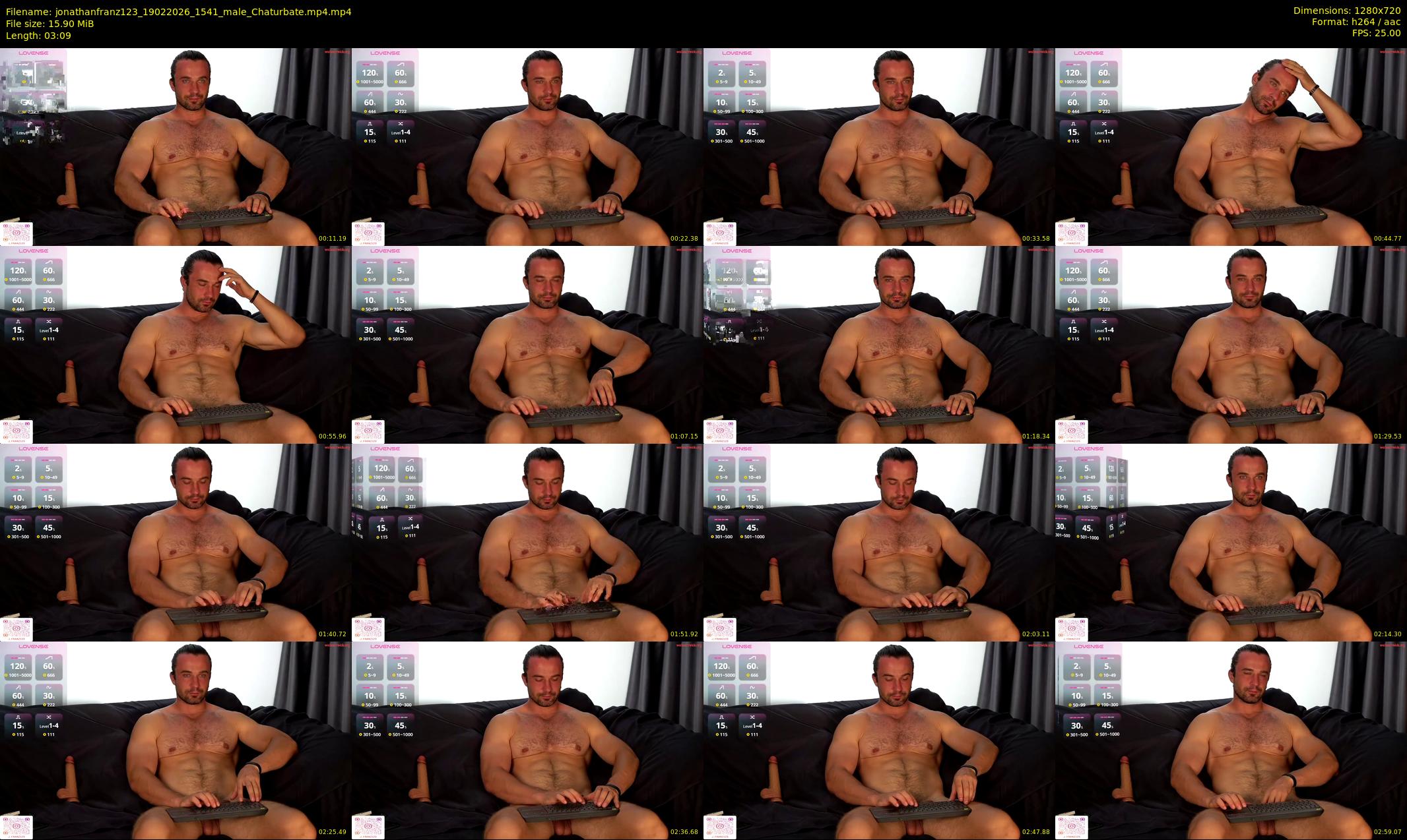 jonathanfranz123 — 4 minute Chaturbate male cam show recording, 720p, Feb 19, 2026