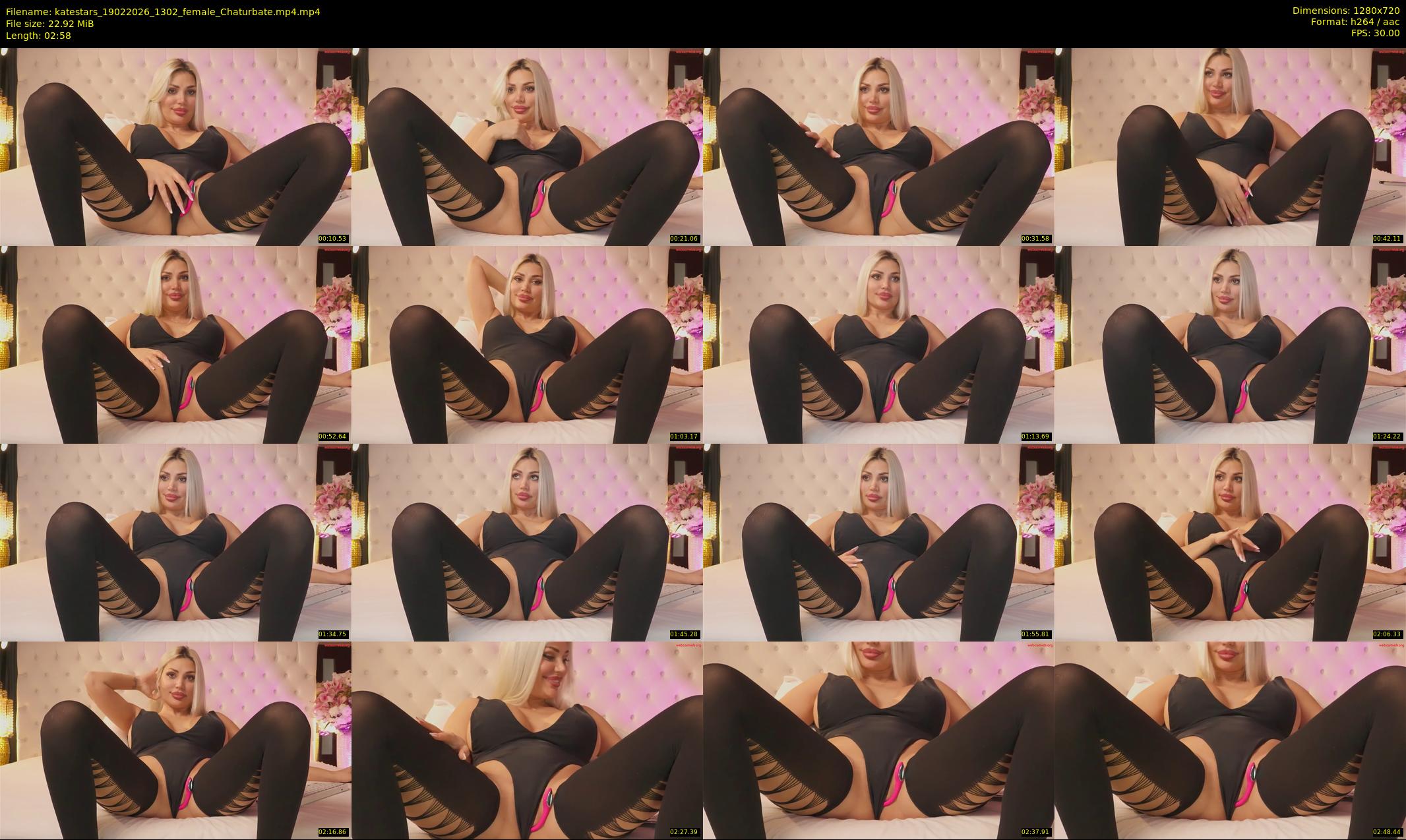 katestars — 3 minute Chaturbate female cam show recording, 720p, Feb 19, 2026