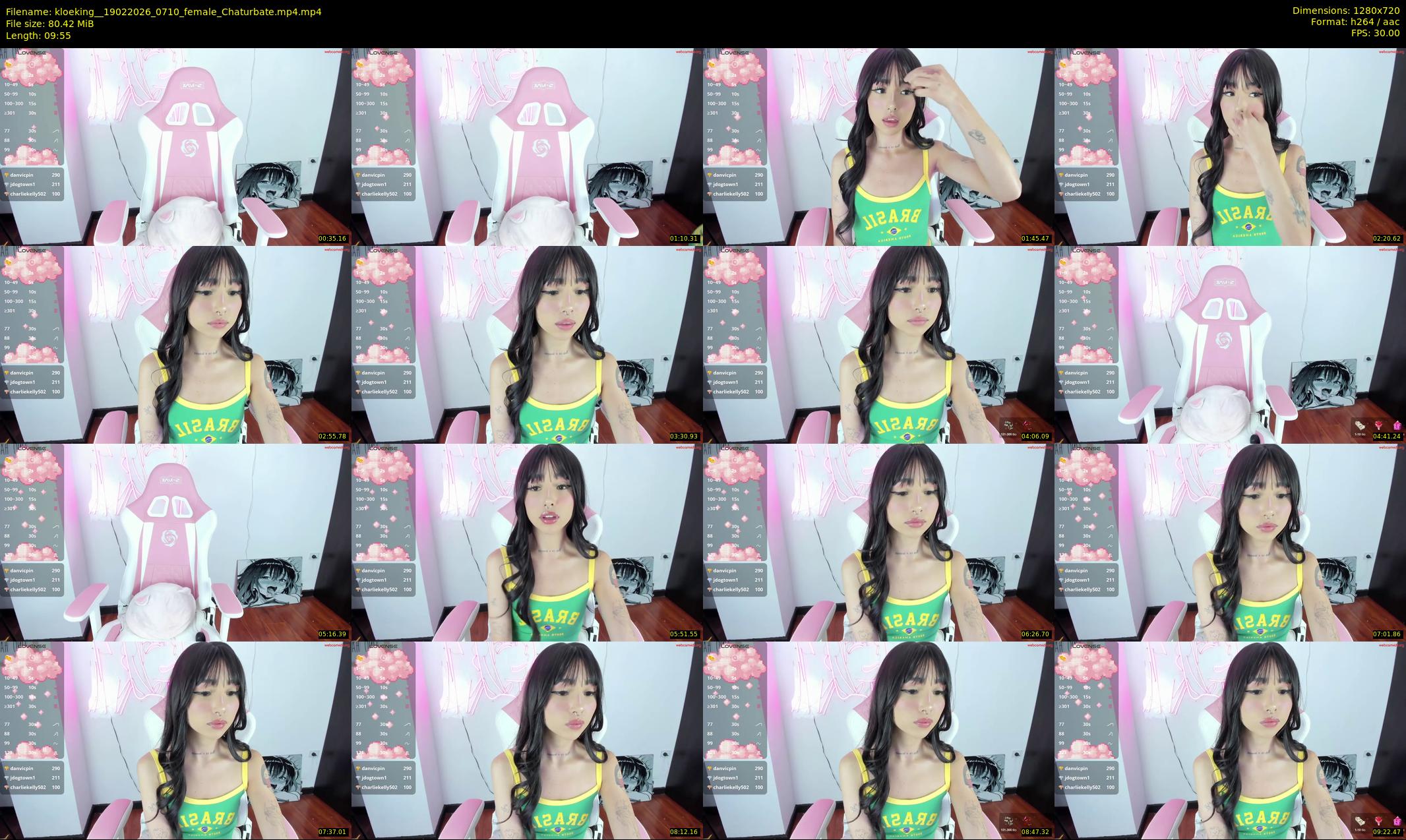 kloeking_ — 10 minute Chaturbate female cam show recording, 720p, Feb 19, 2026