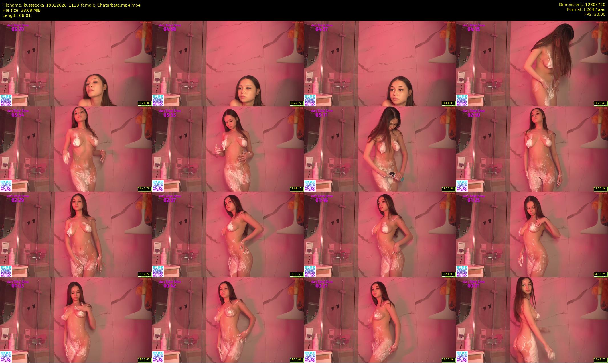 kusssecka — 7 minute Chaturbate female cam show recording, 720p, Feb 19, 2026