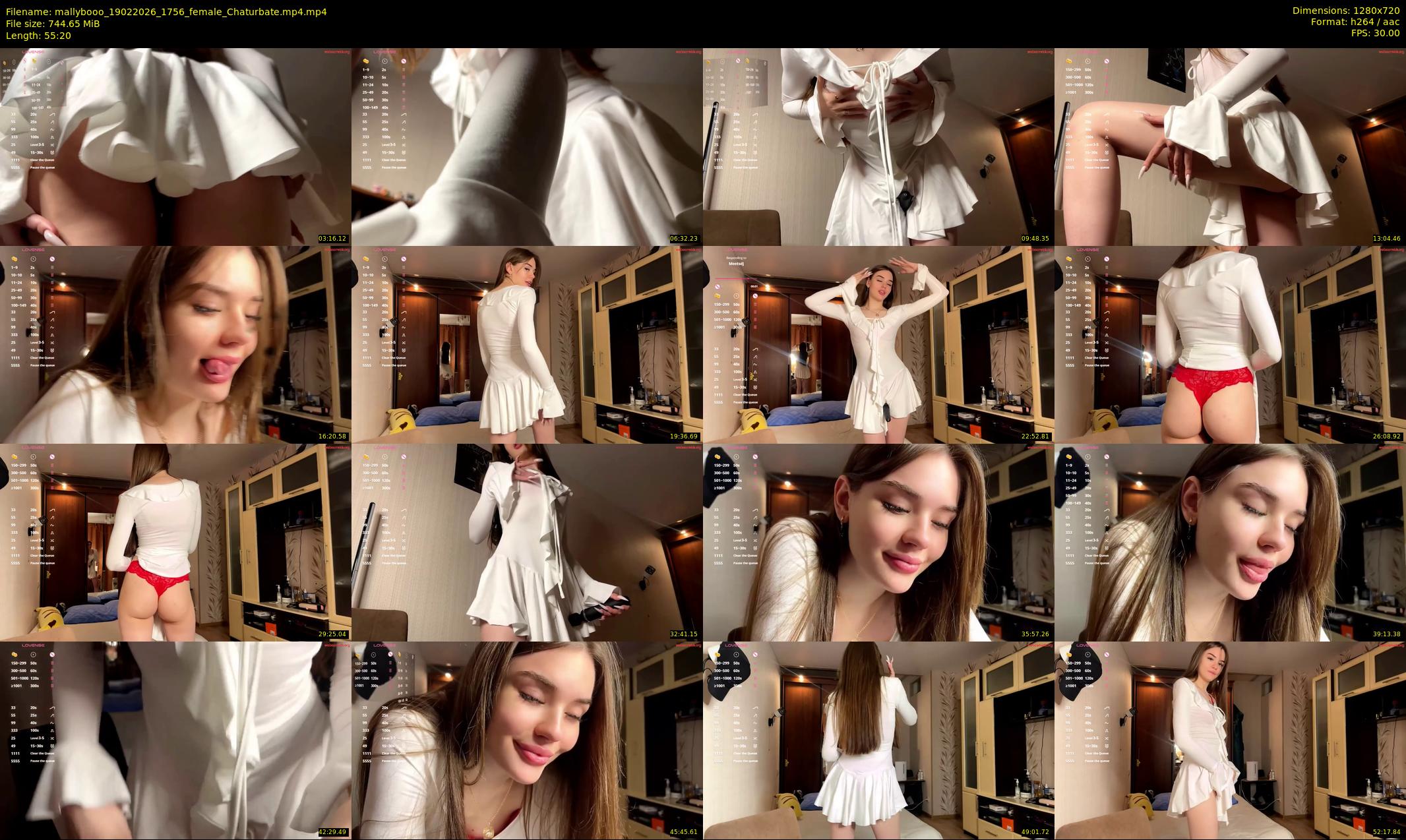 mallybooo — 56 minute Chaturbate female cam show recording, 720p, Feb 19, 2026