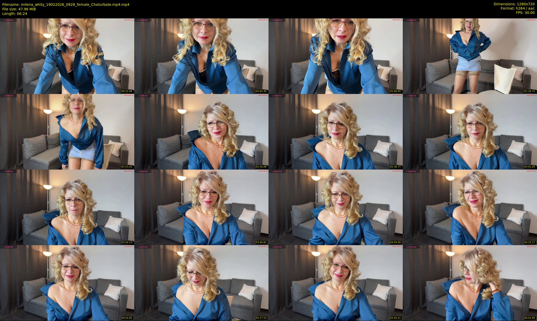 milena_whity — 7 minute Chaturbate female cam show recording, 720p, Feb 19, 2026