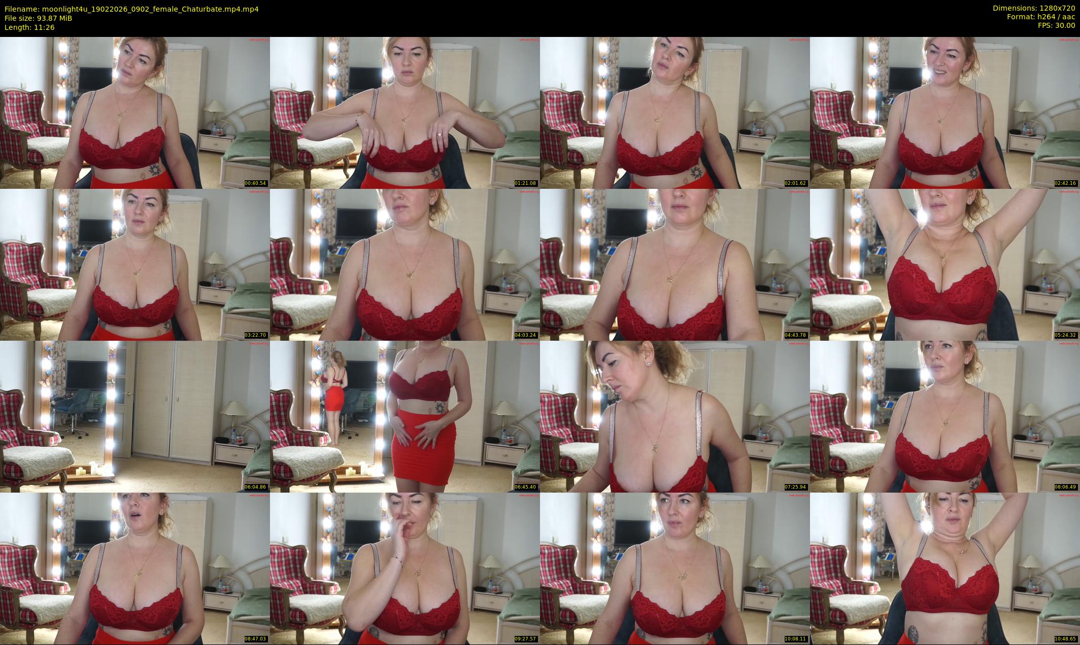 moonlight4u — 12 minute Chaturbate female cam show recording, 720p, Feb 19, 2026
