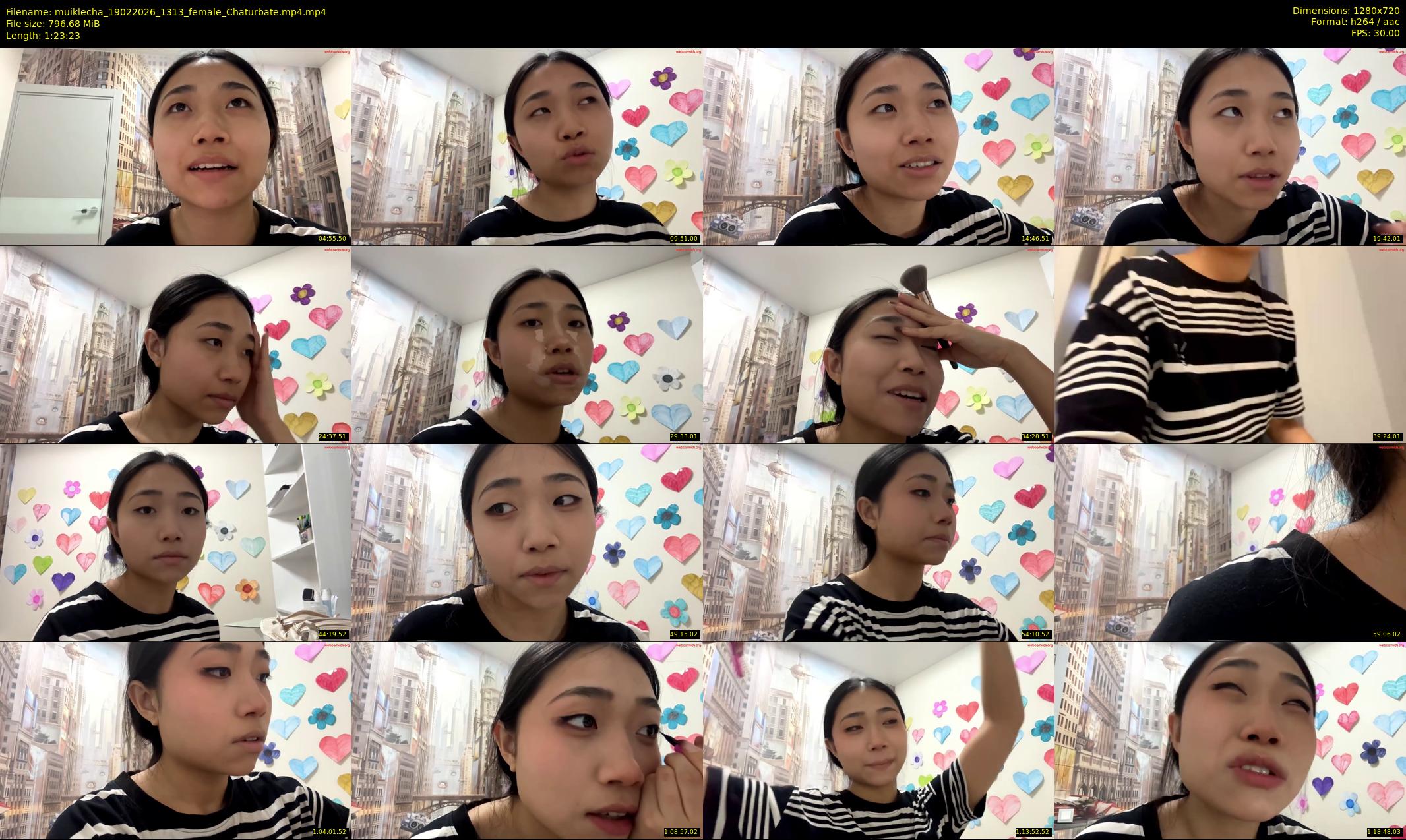 muiklecha — 84 minute Chaturbate female cam show recording, 720p, Feb 19, 2026